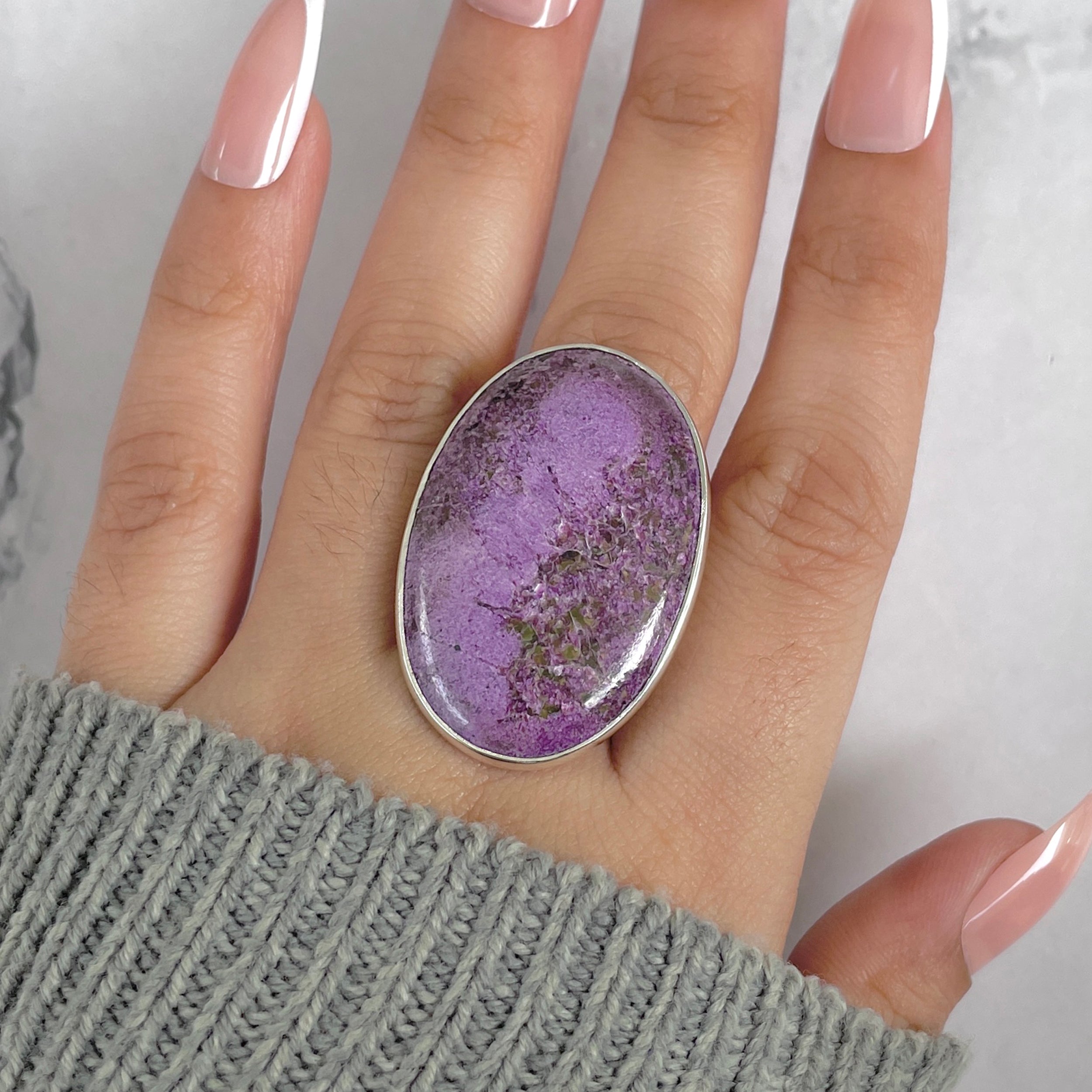 Purpurite Adjustable Ring-(PPT-R-39.)