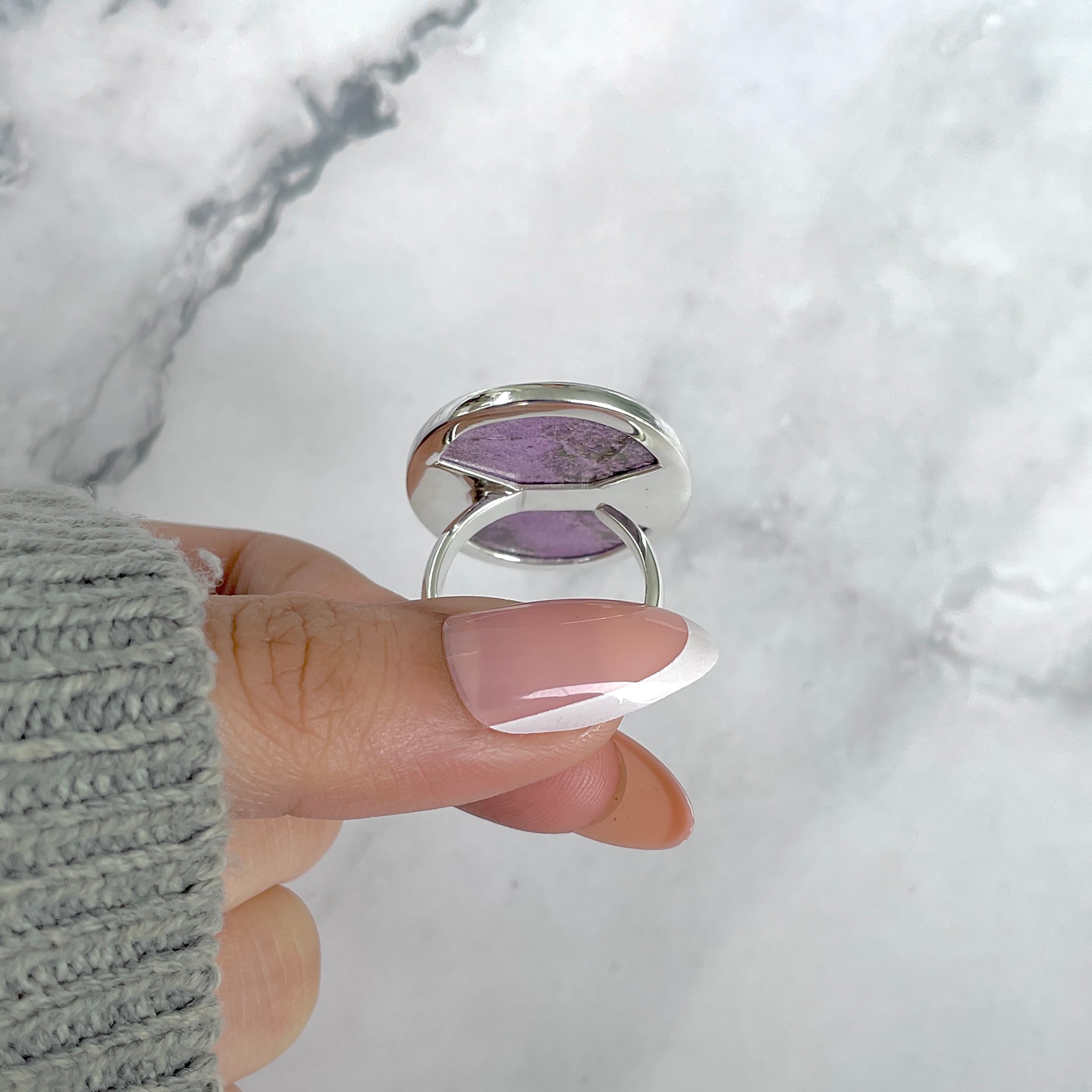 Purpurite Adjustable Ring-(PPT-R-39.)