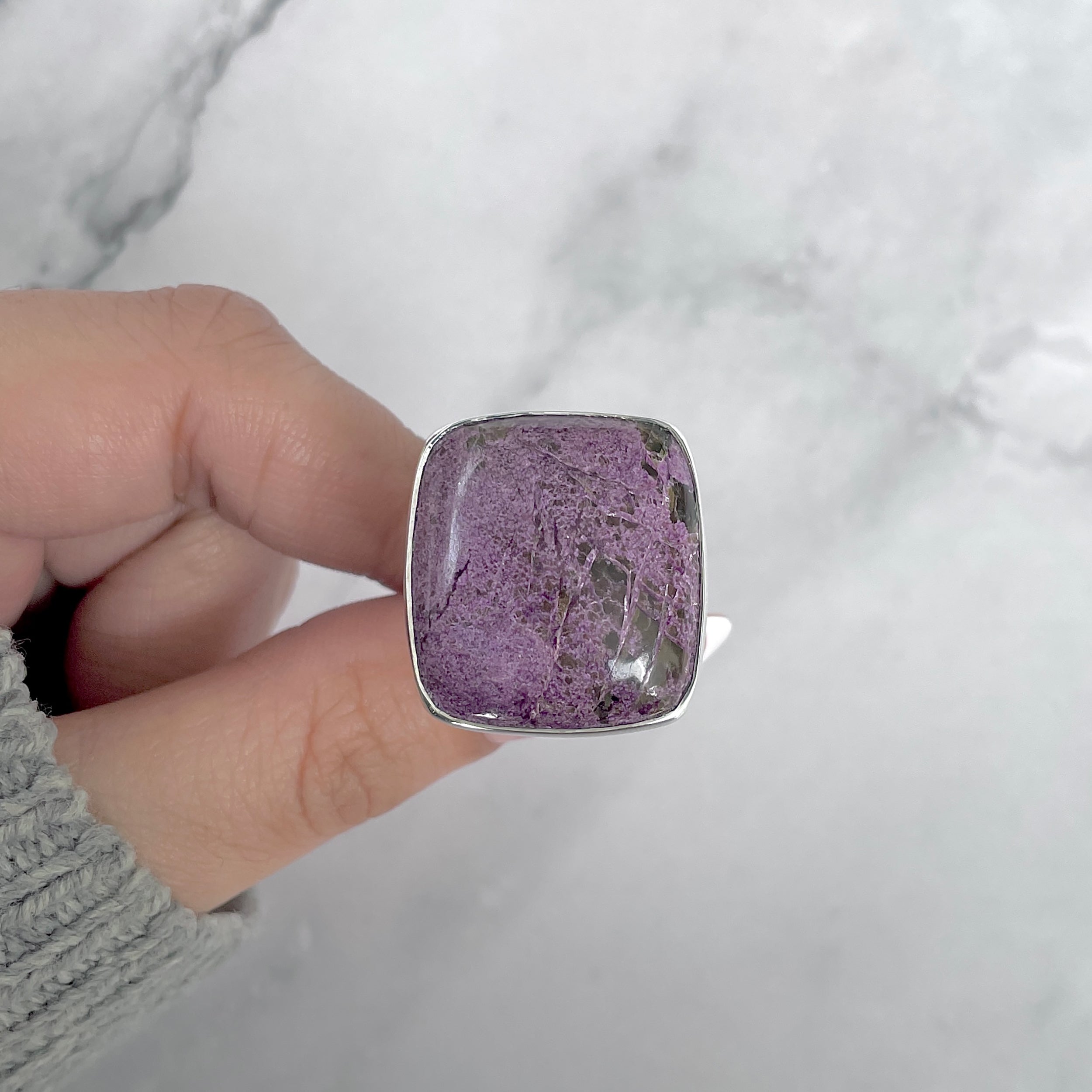 Purpurite Adjustable Ring-(PPT-R-40.)
