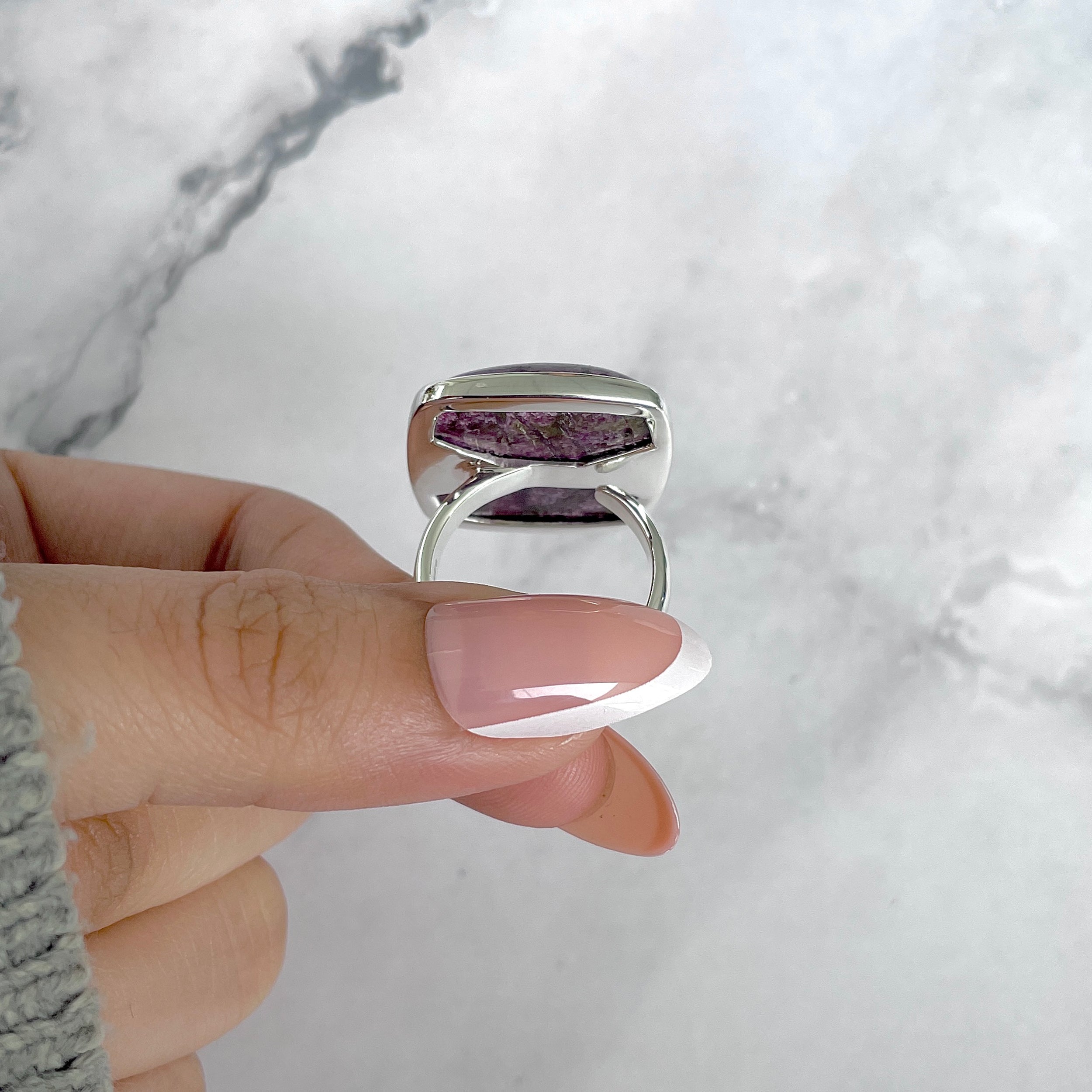 Purpurite Adjustable Ring-(PPT-R-40.)