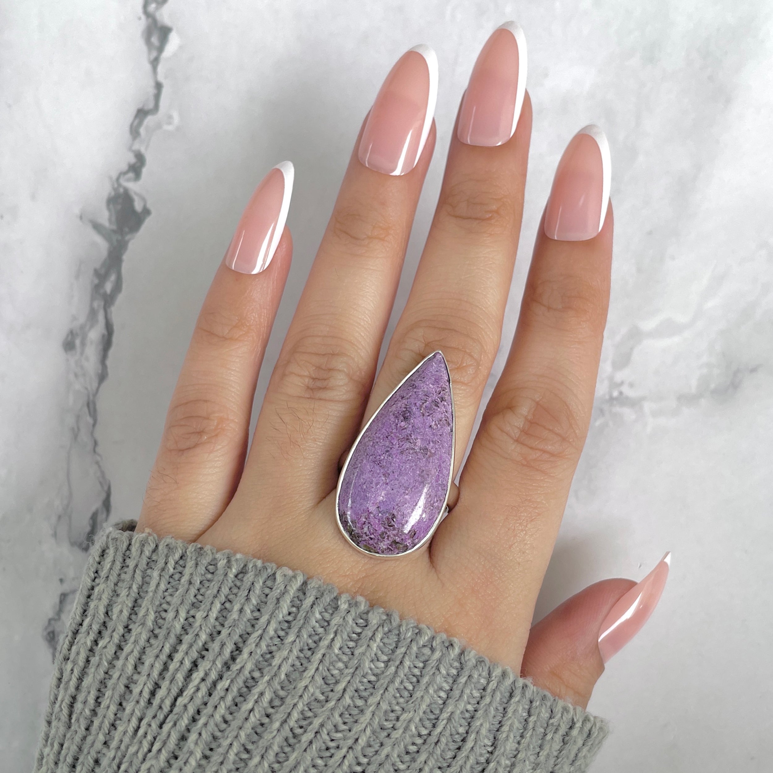 Purpurite Adjustable Ring-(PPT-R-41.)