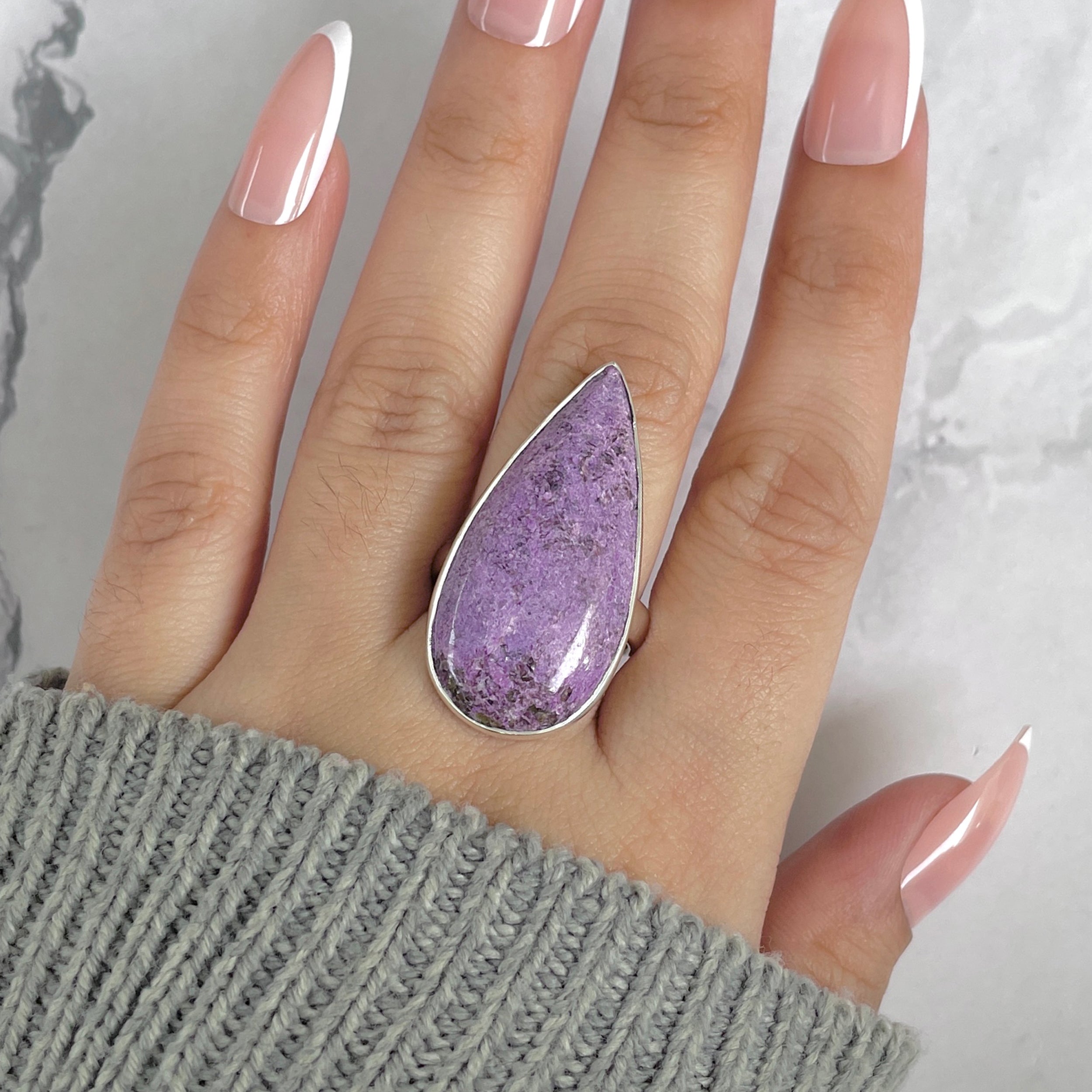 Purpurite Adjustable Ring-(PPT-R-41.)