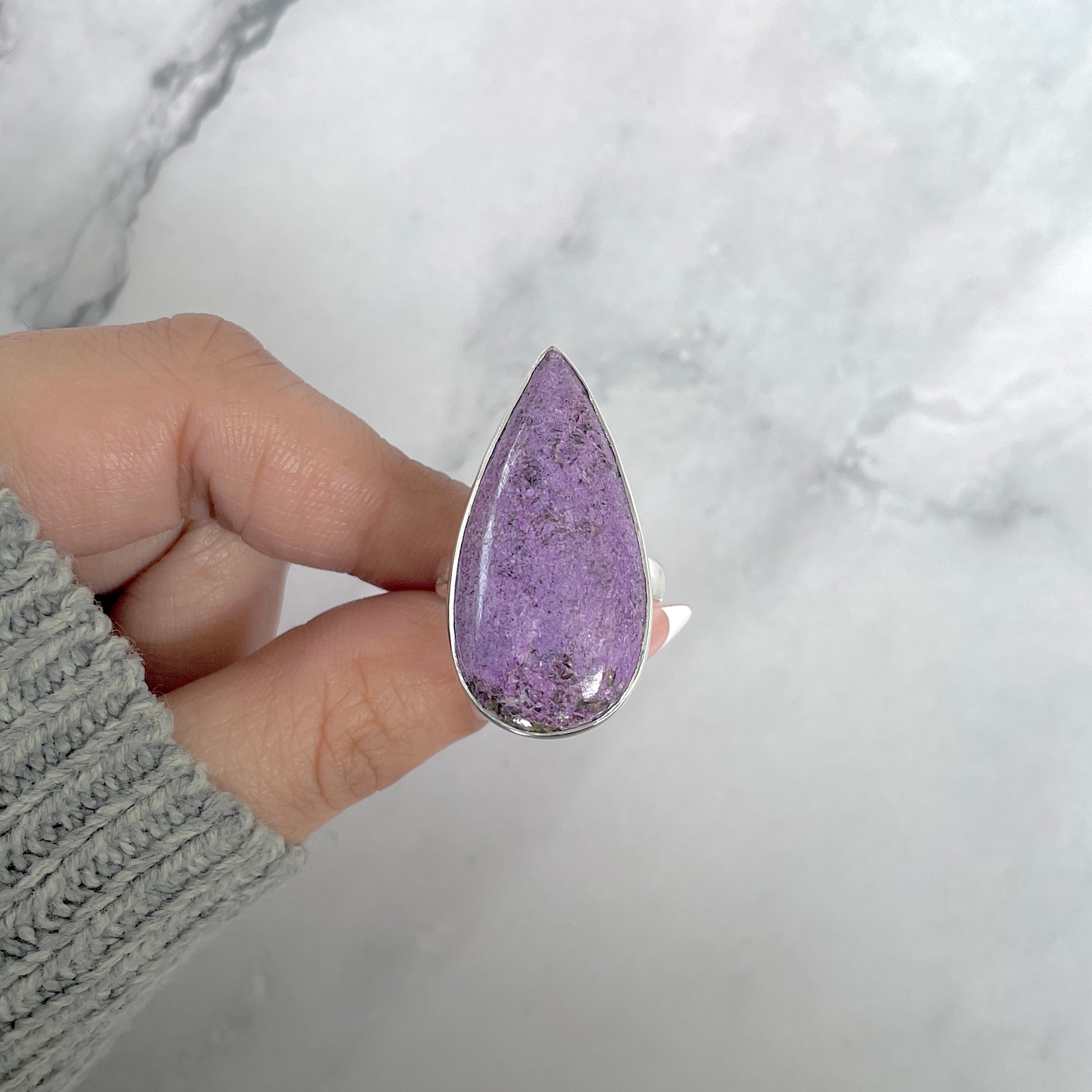 Purpurite Adjustable Ring-(PPT-R-41.)