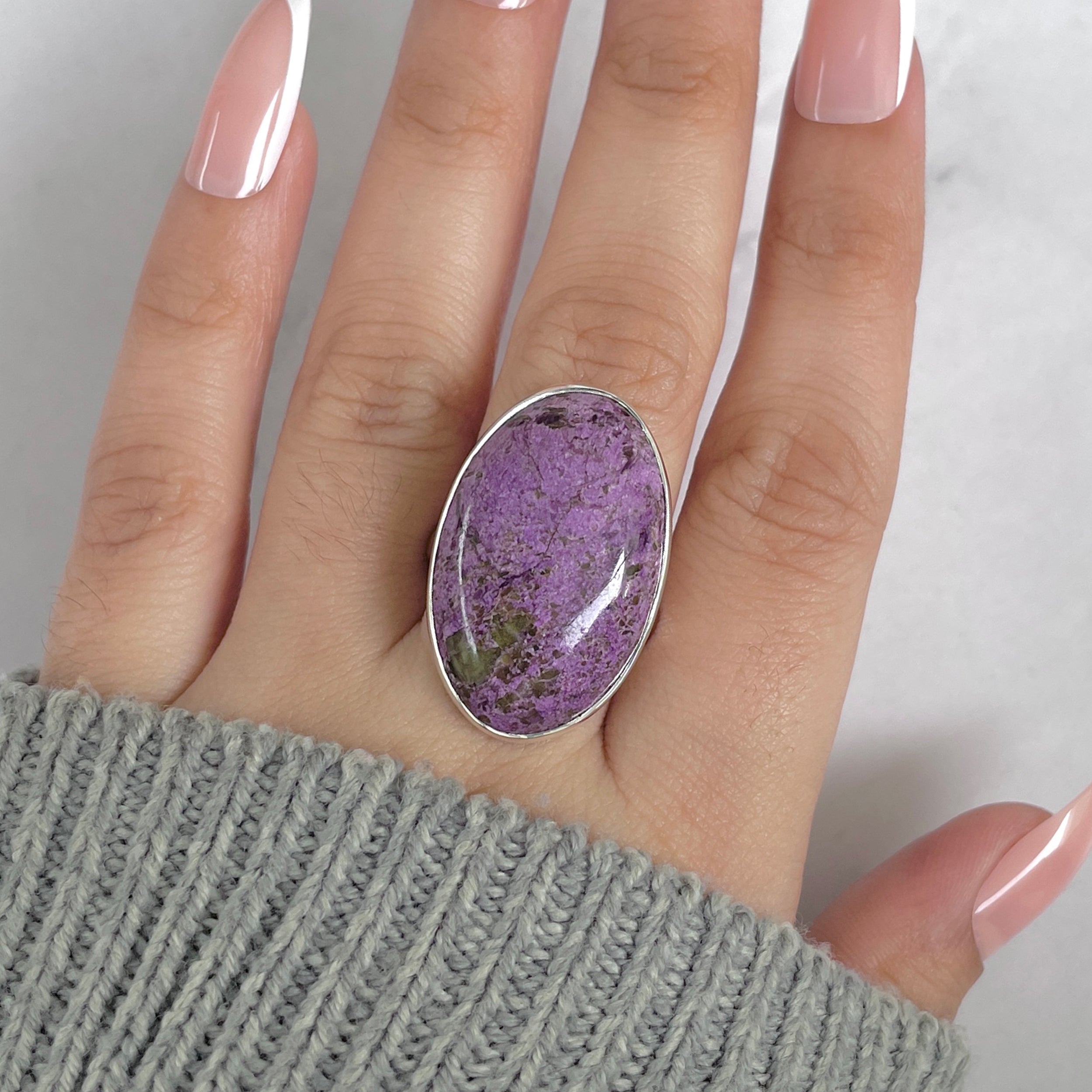 Purpurite Adjustable Ring-(PPT-R-42.)