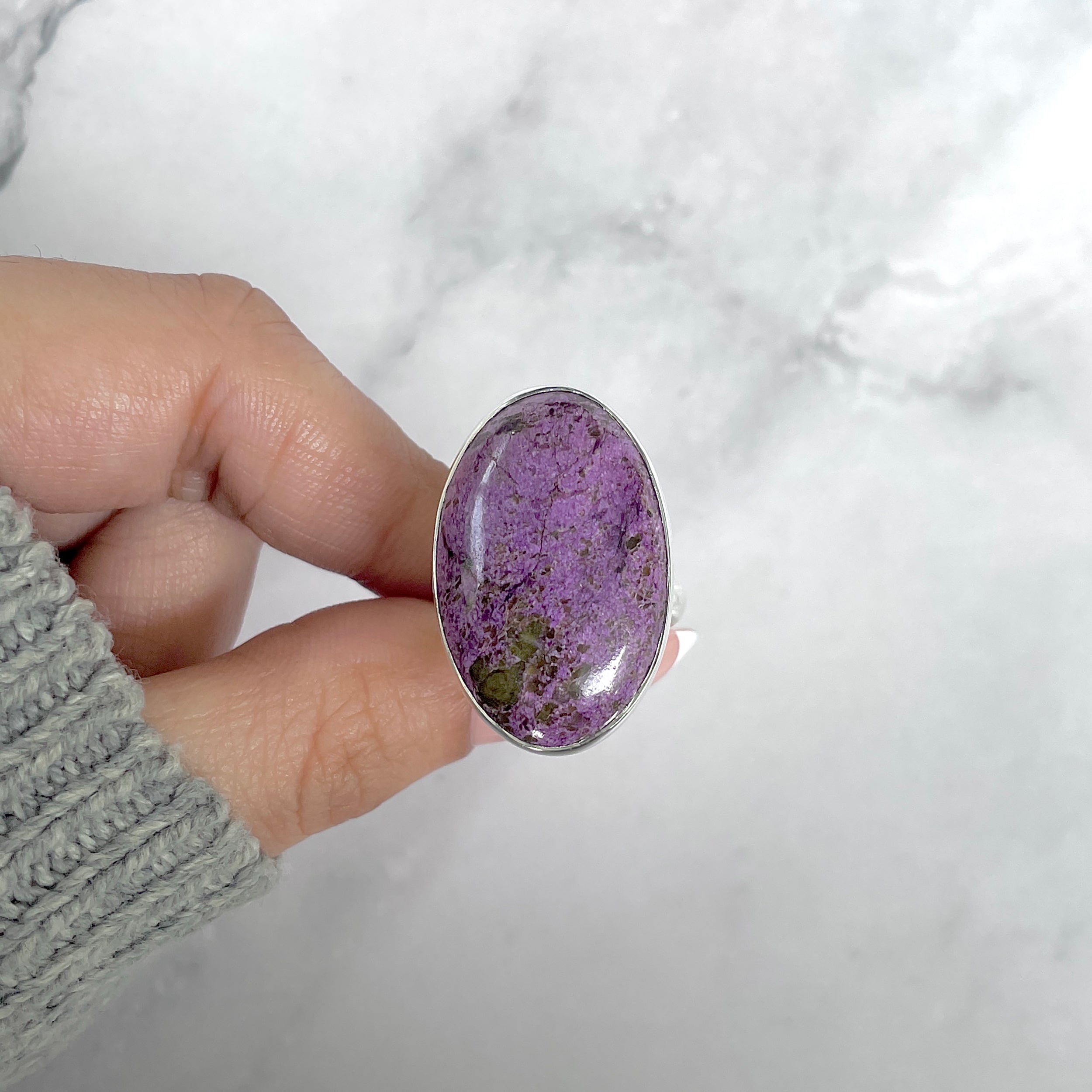 Purpurite Adjustable Ring-(PPT-R-42.)