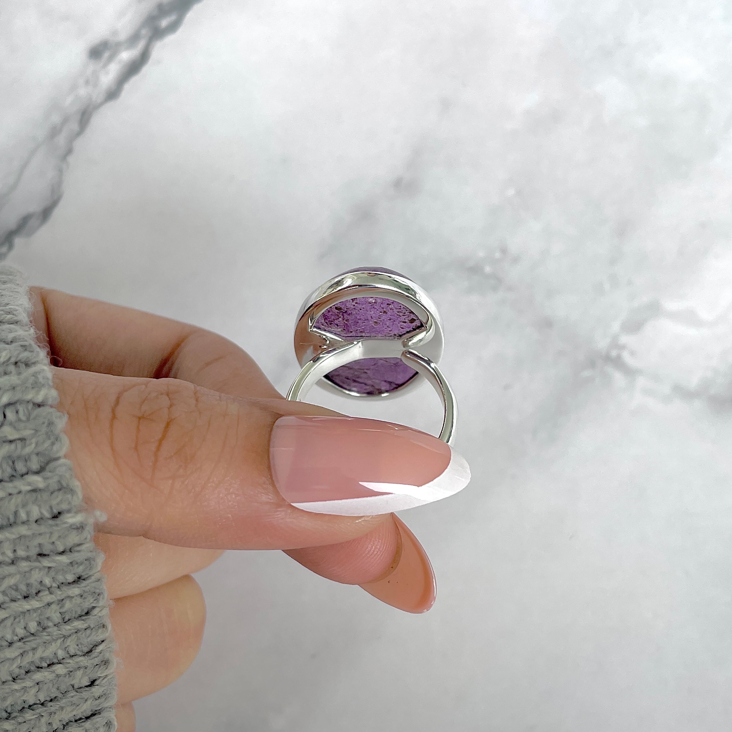 Purpurite Adjustable Ring-(PPT-R-42.)