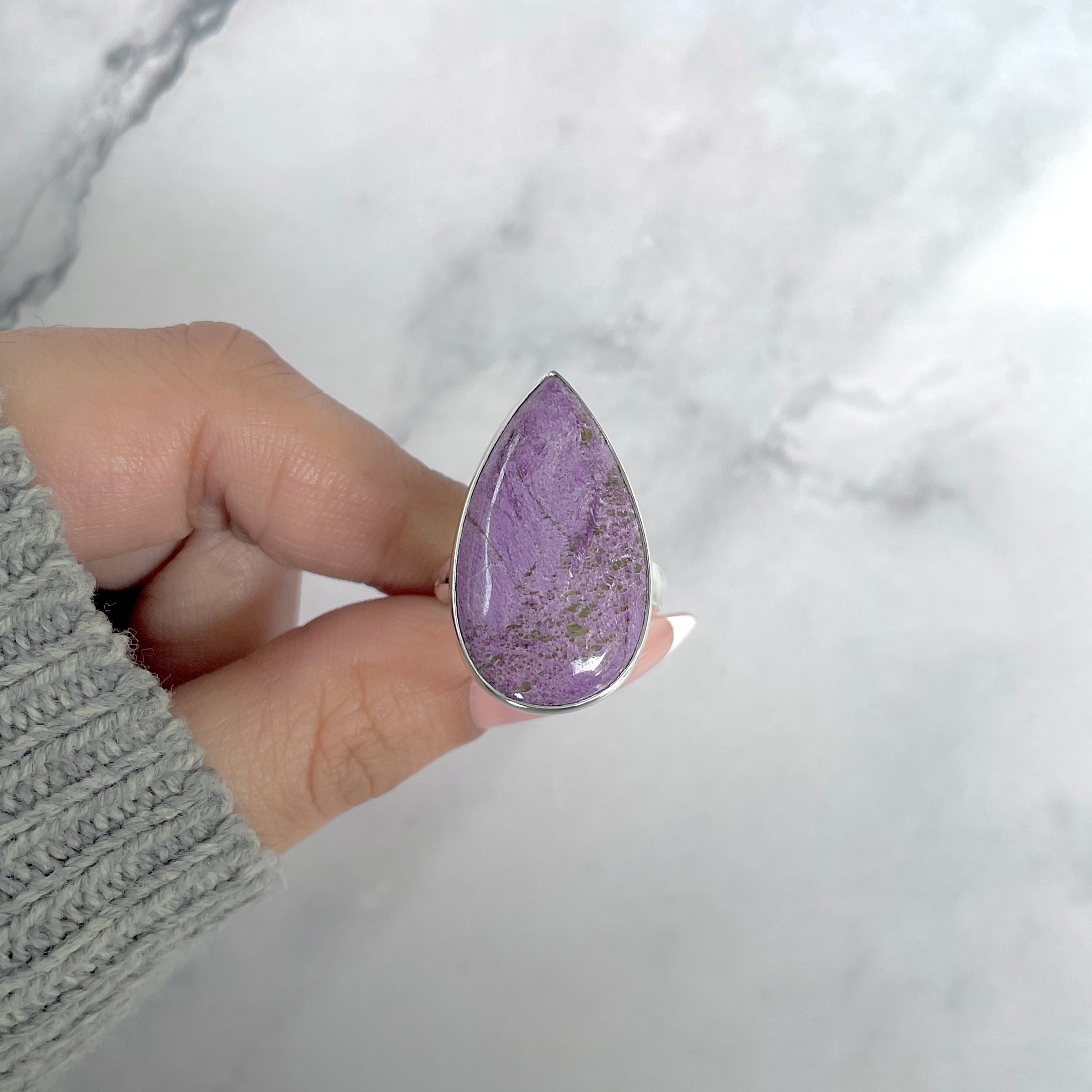 Purpurite Adjustable Ring-(PPT-R-43.)