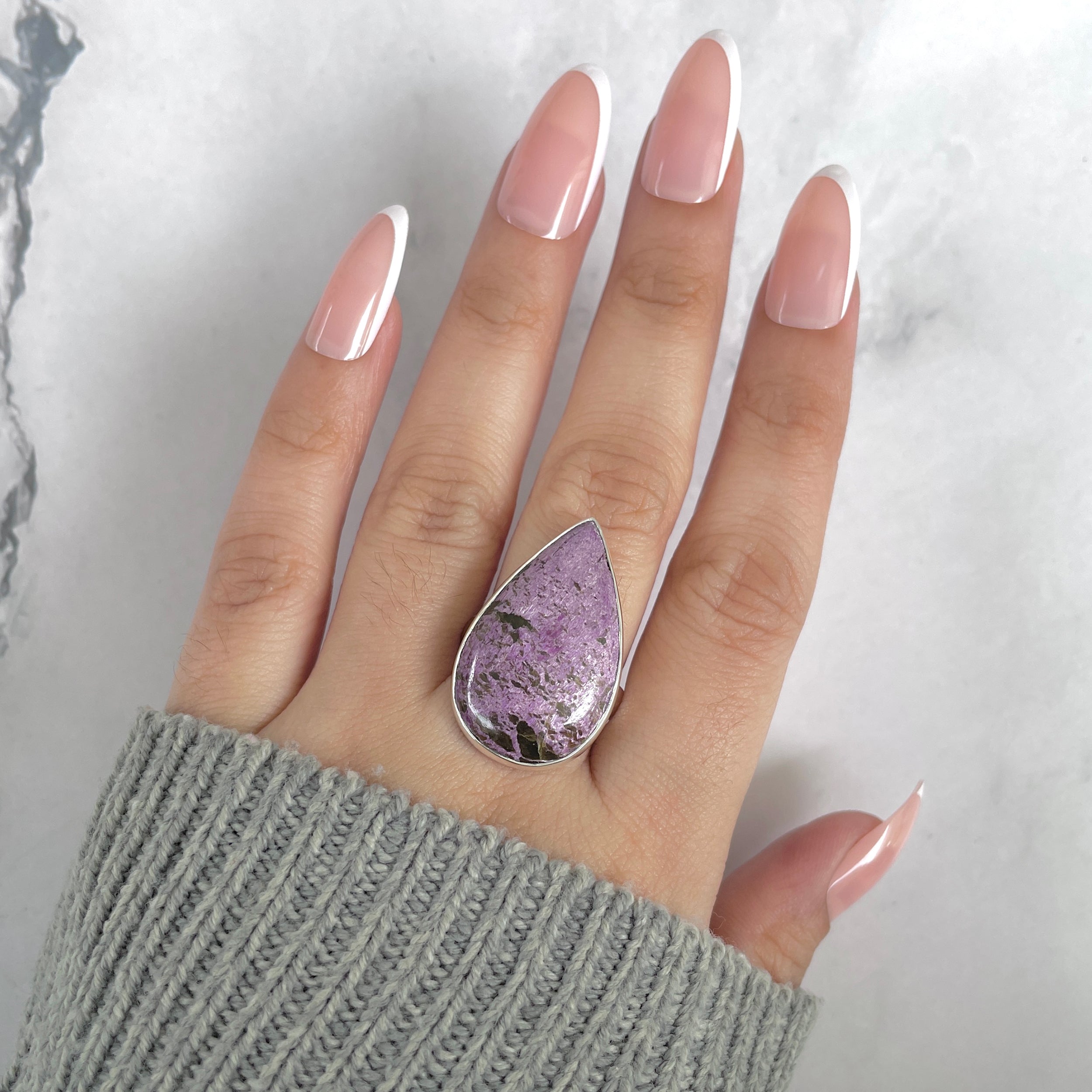 Purpurite Adjustable Ring-(PPT-R-44.)