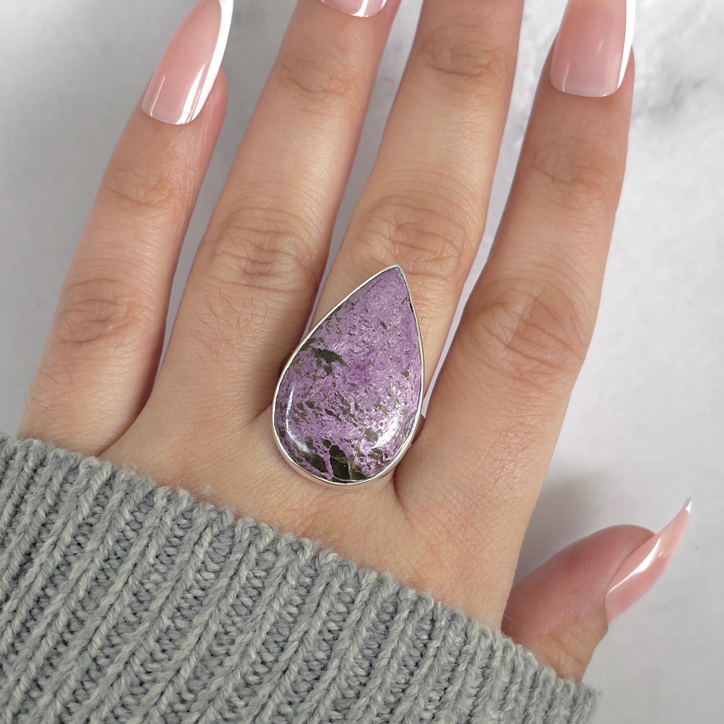 Purpurite Adjustable Ring-(PPT-R-44.)
