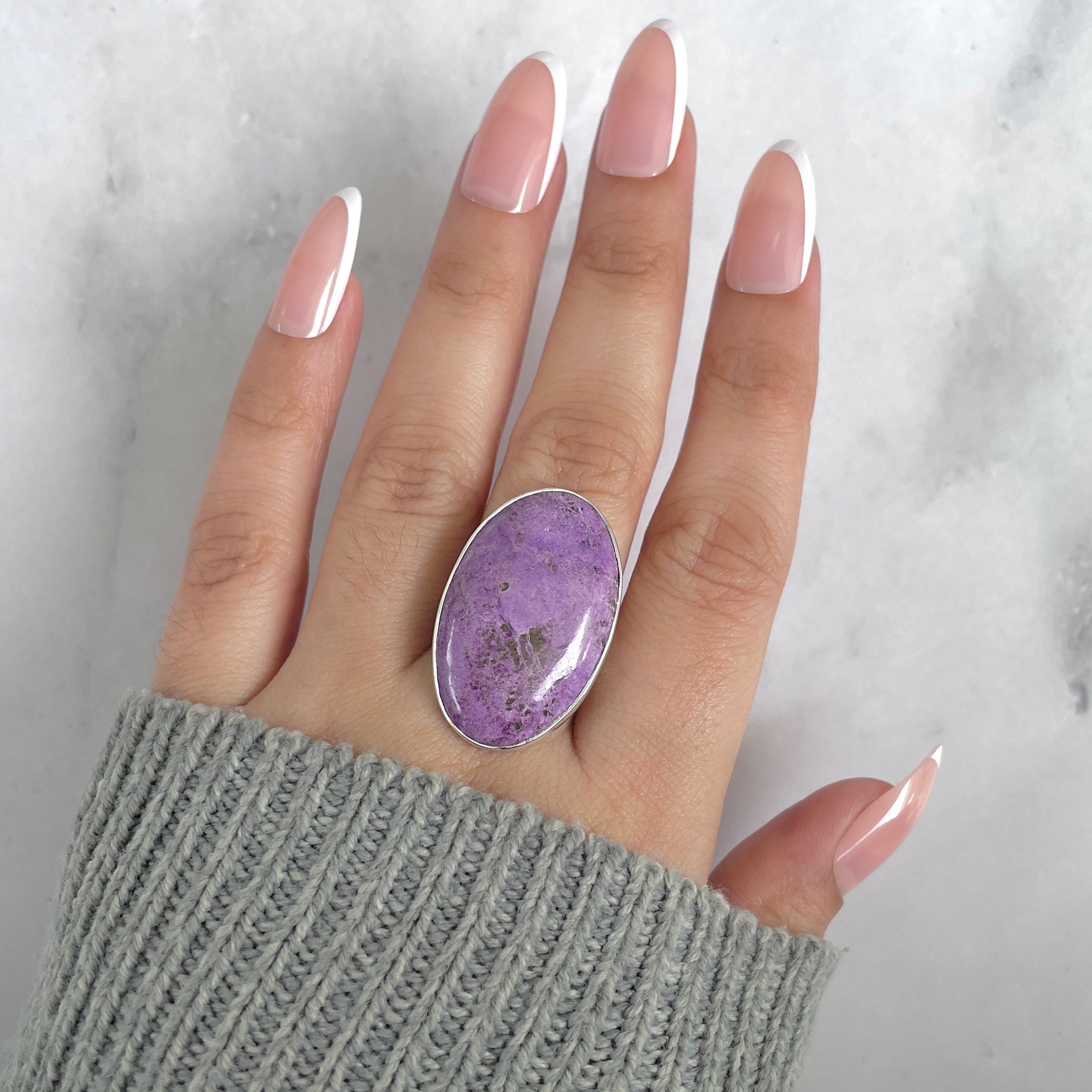 Purpurite Adjustable Ring-(PPT-R-45.)