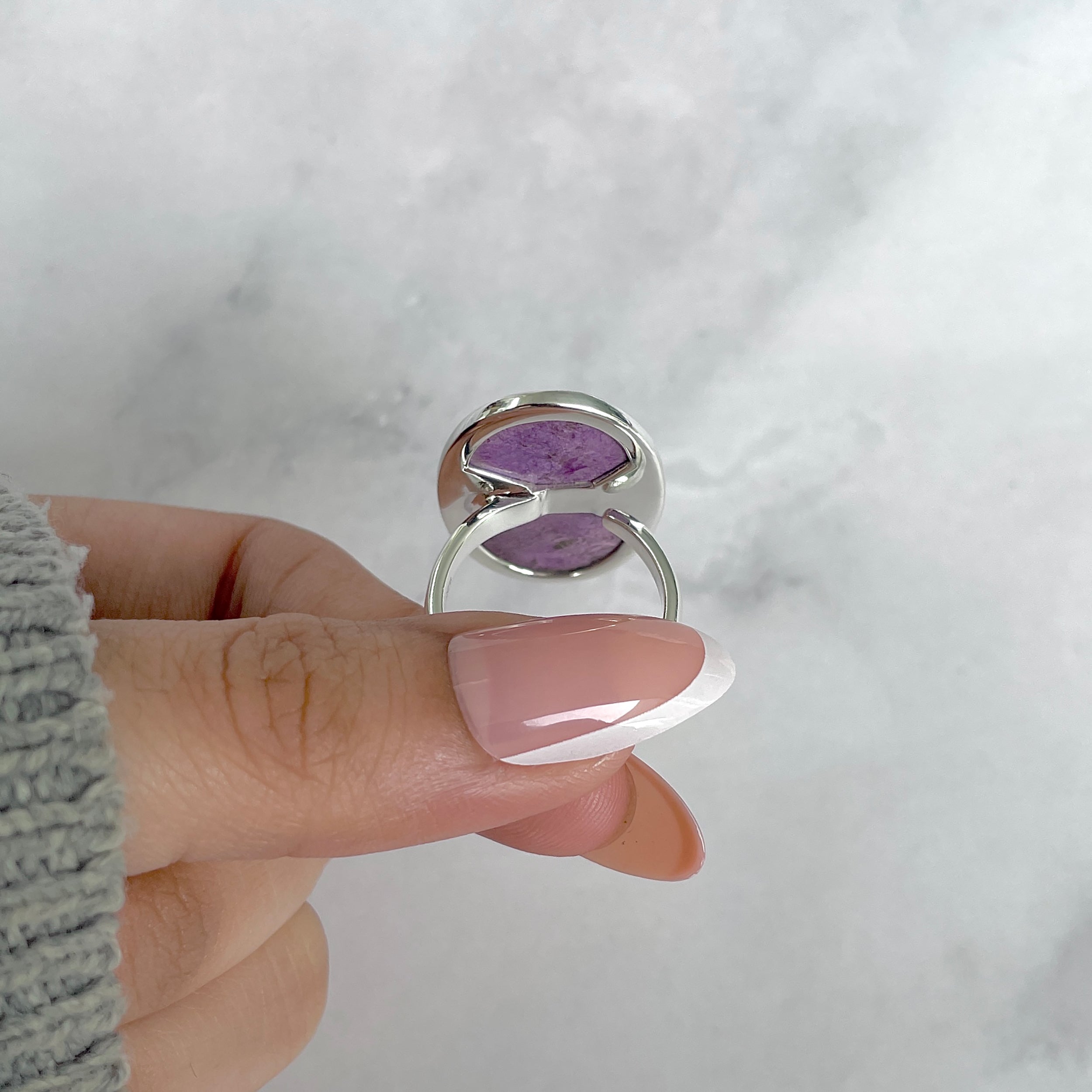 Purpurite Adjustable Ring-(PPT-R-45.)