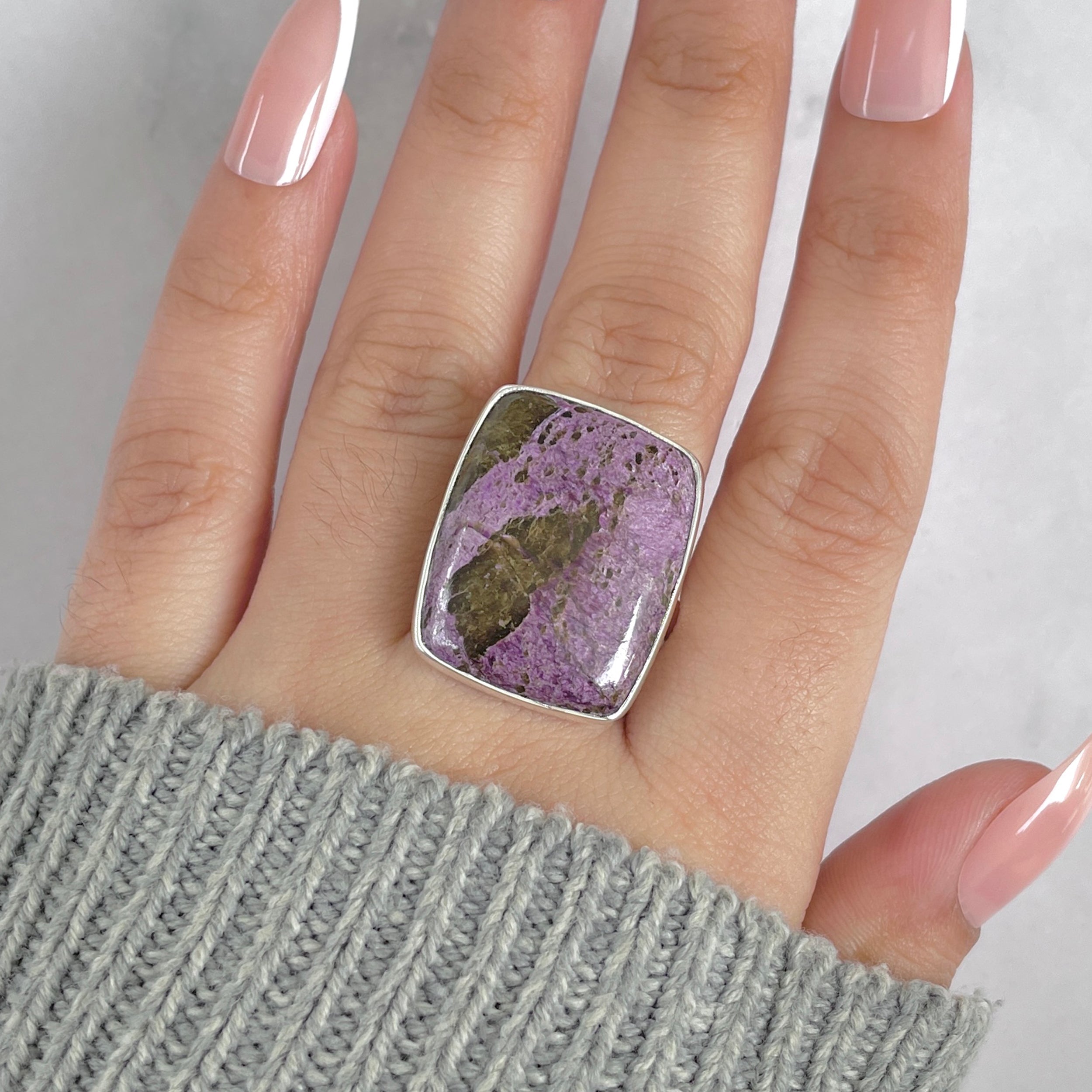 Purpurite Adjustable Ring-(PPT-R-46.)