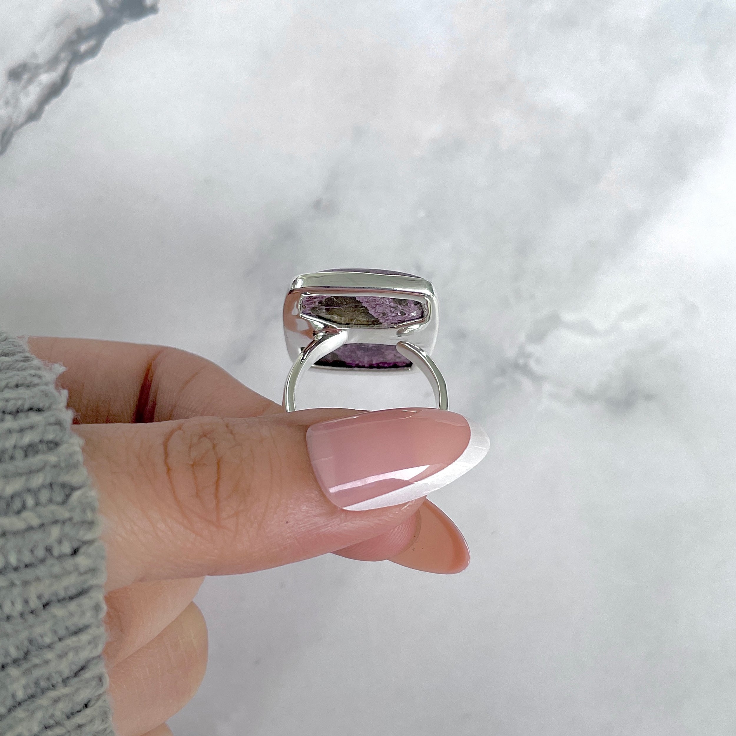 Purpurite Adjustable Ring-(PPT-R-46.)