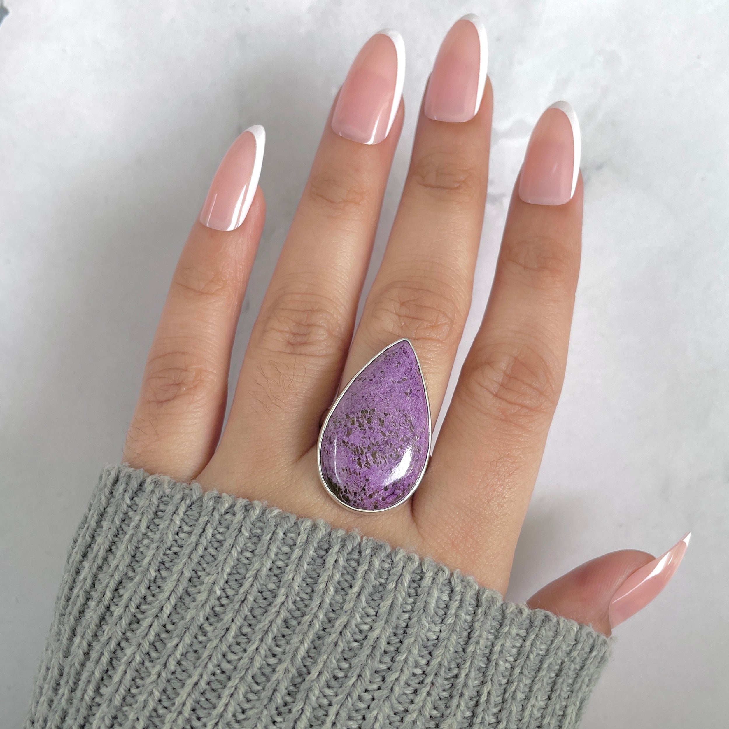Purpurite Adjustable Ring-(PPT-R-47.)
