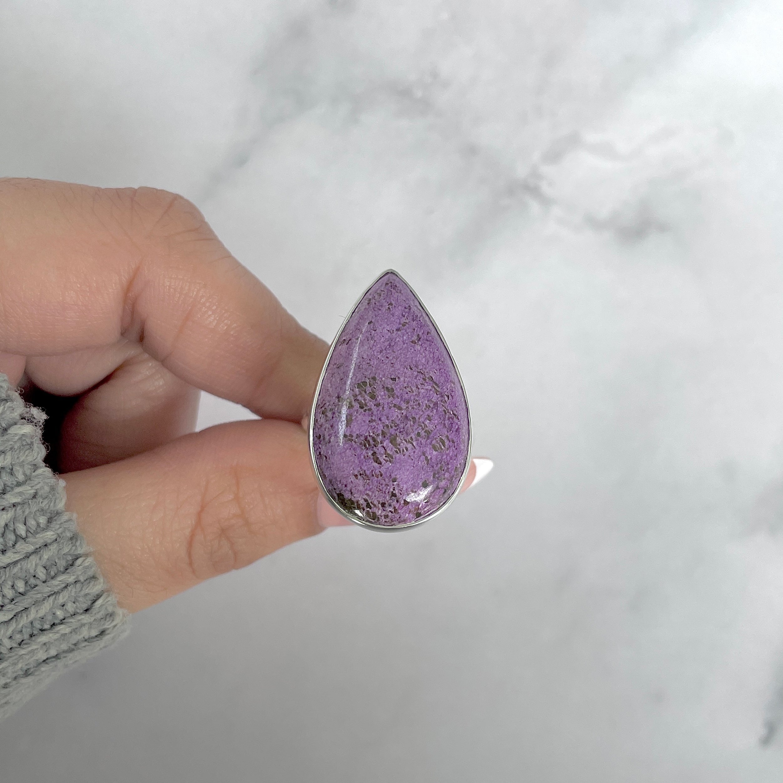 Purpurite Adjustable Ring-(PPT-R-47.)