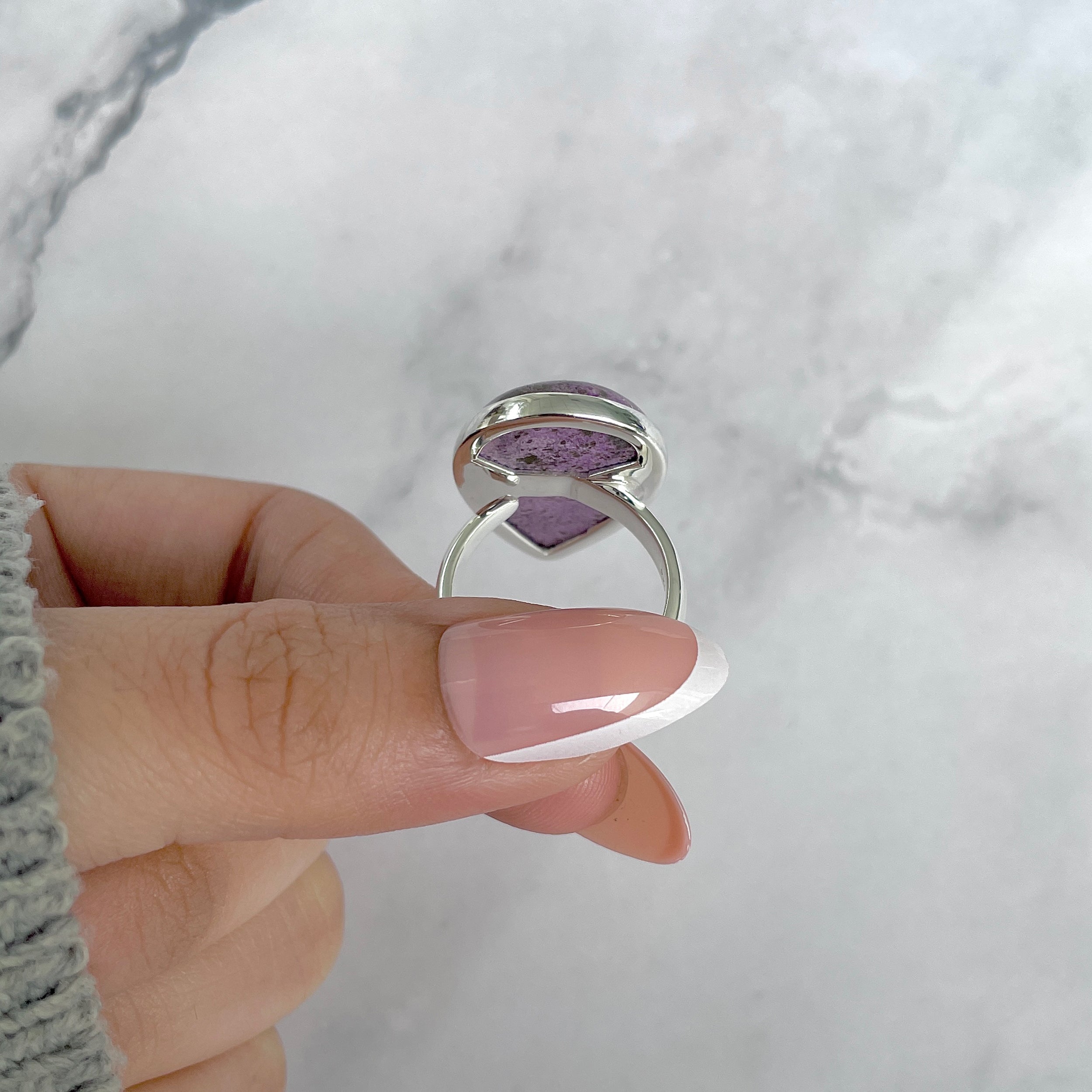 Purpurite Adjustable Ring-(PPT-R-47.)
