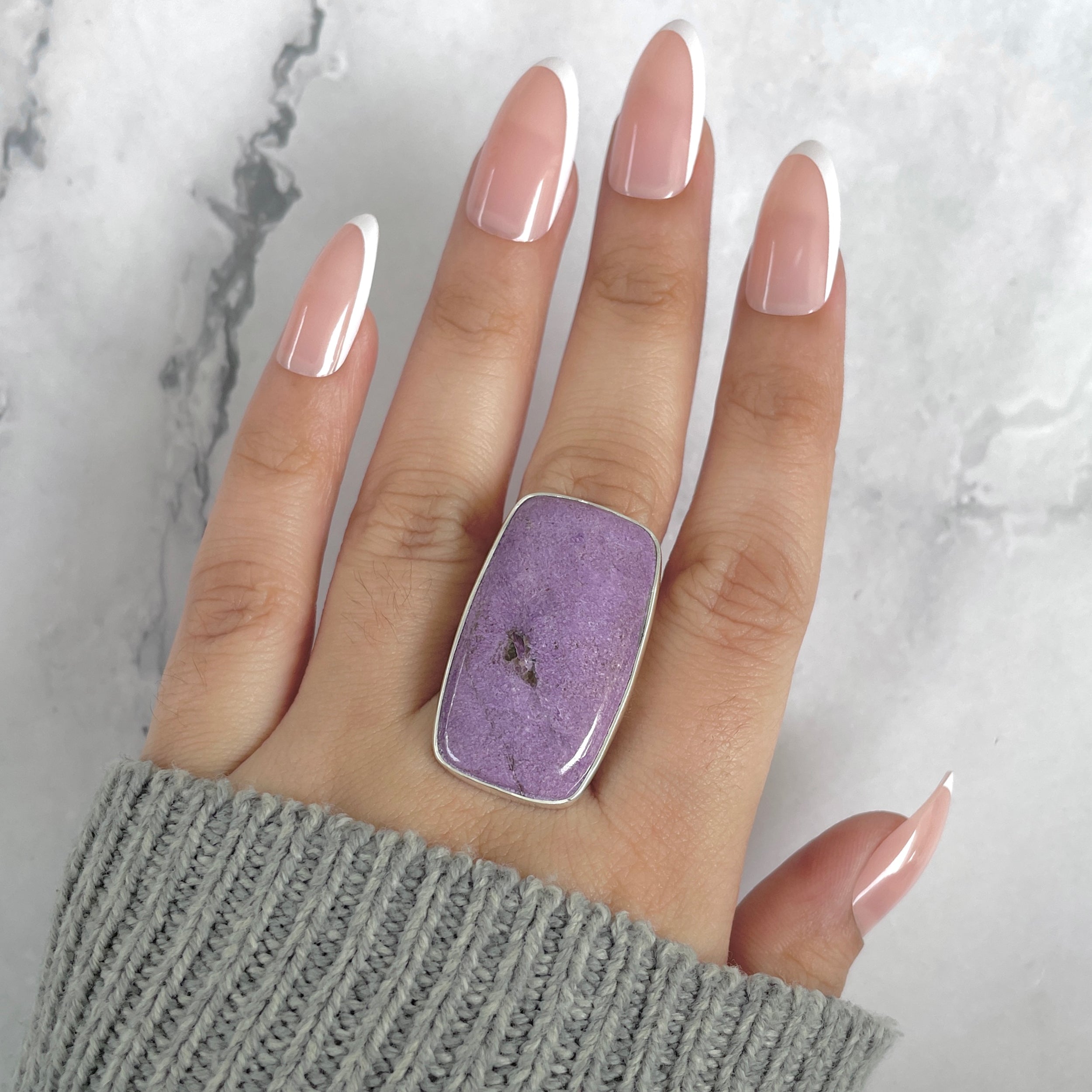 Purpurite Adjustable Ring-(PPT-R-48.)