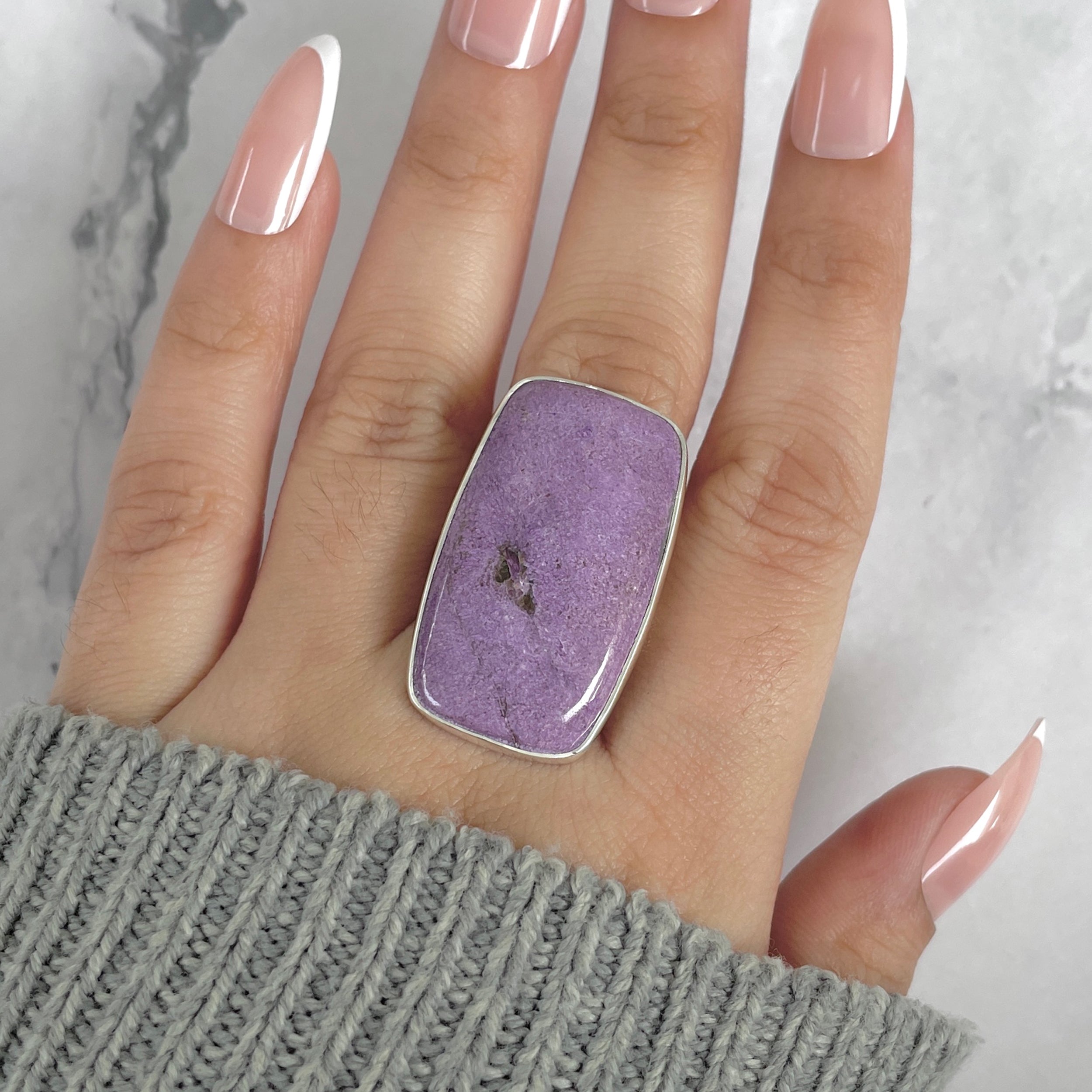 Purpurite Adjustable Ring-(PPT-R-48.)