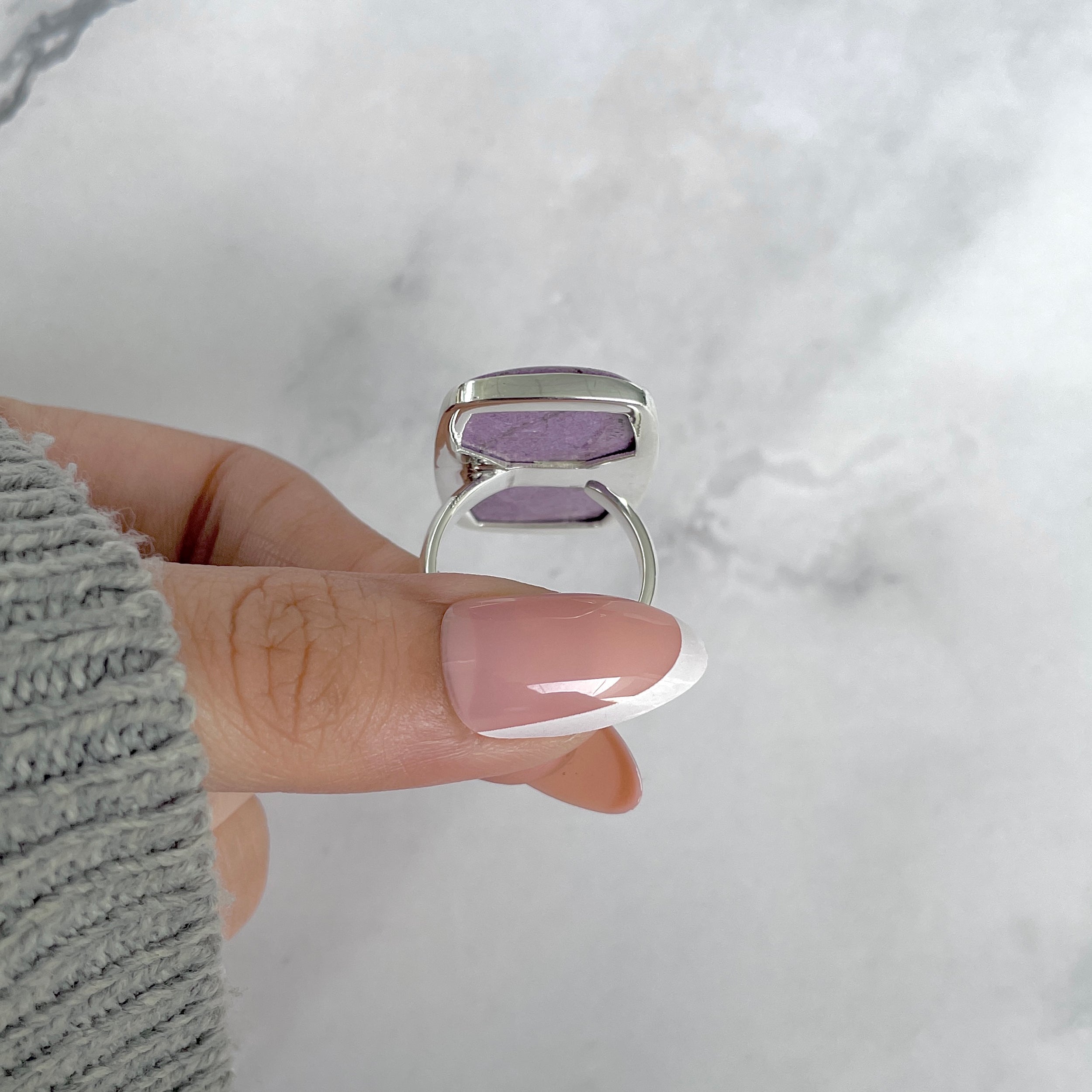 Purpurite Adjustable Ring-(PPT-R-48.)