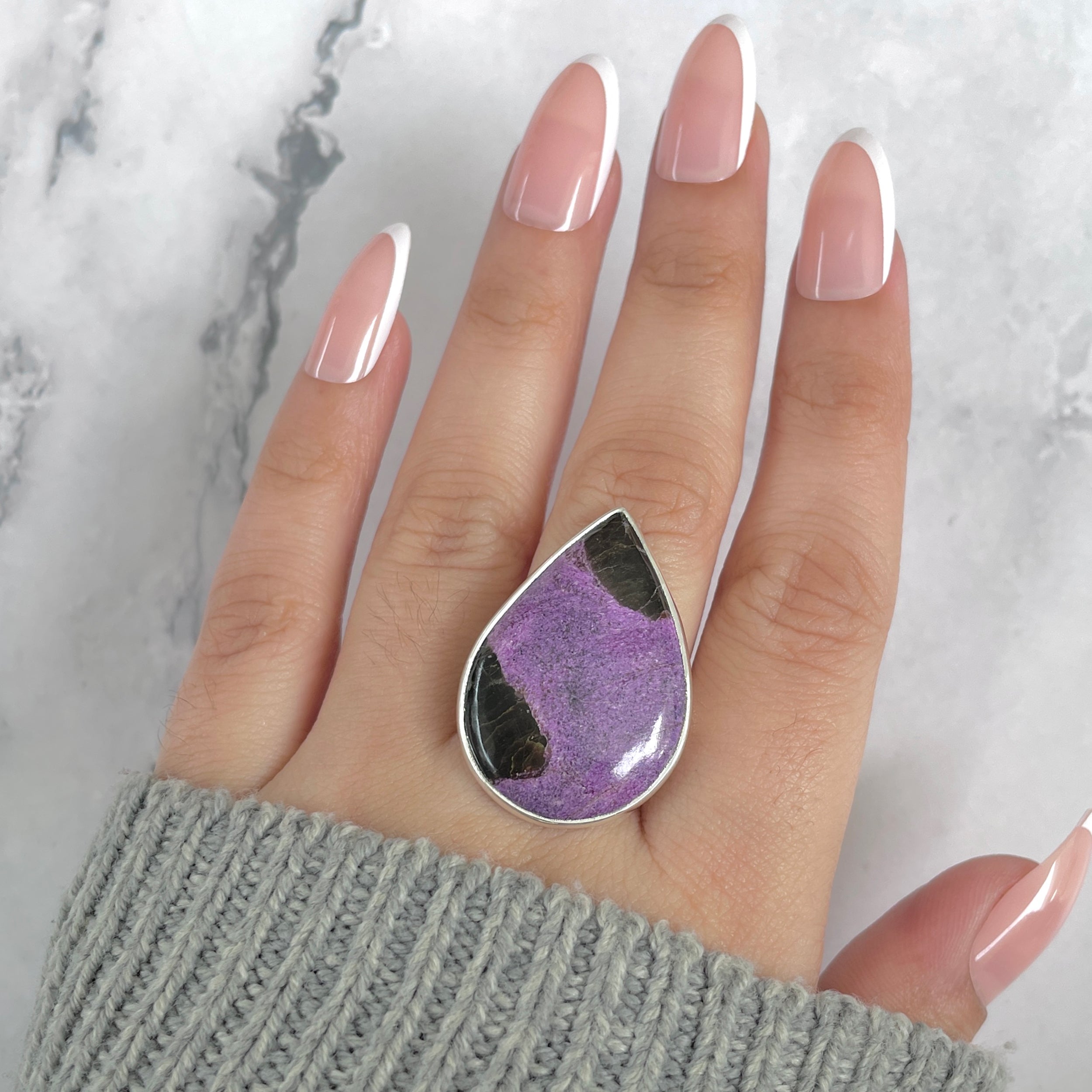 Purpurite Adjustable Ring-(PPT-R-49.)