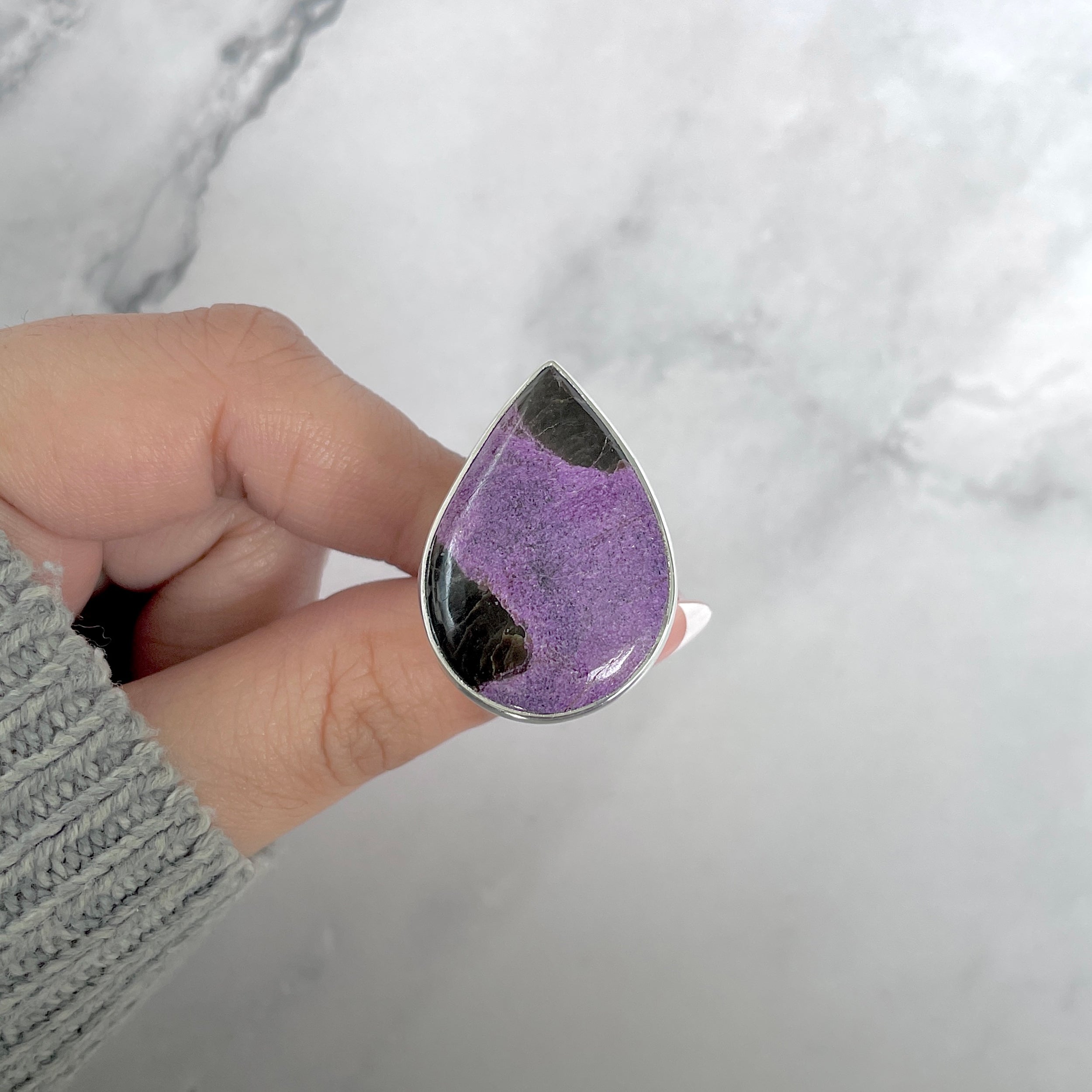 Purpurite Adjustable Ring-(PPT-R-49.)