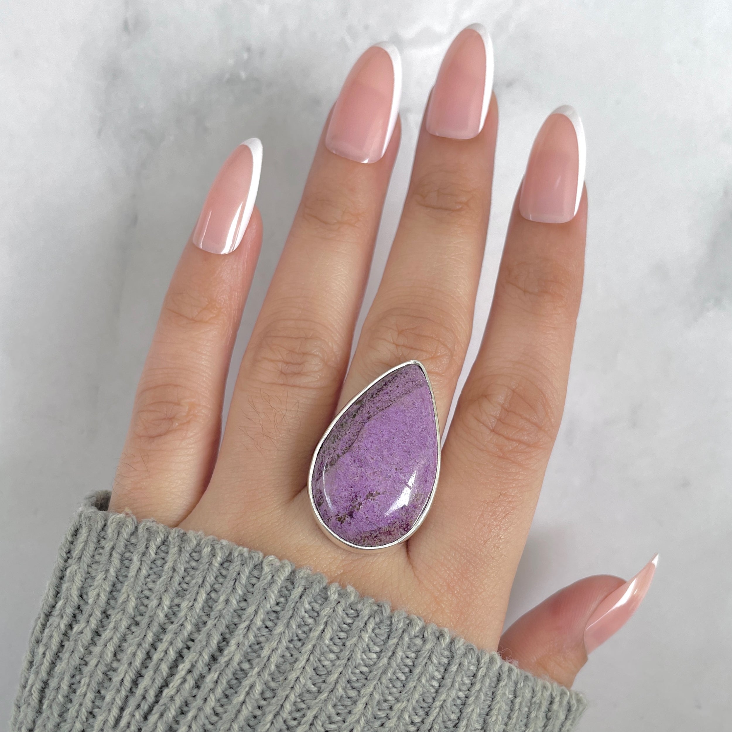 Purpurite Adjustable Ring-(PPT-R-50.)