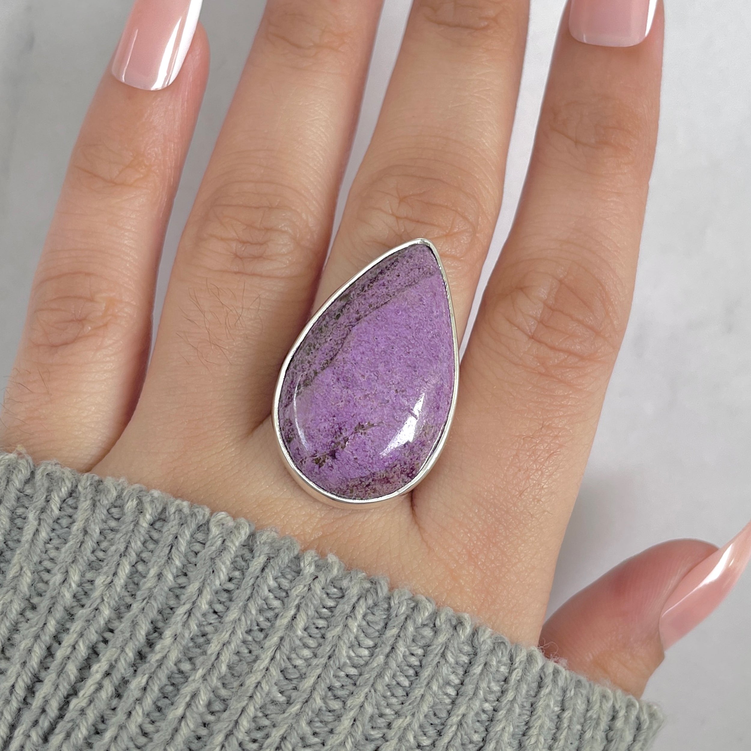 Purpurite Adjustable Ring-(PPT-R-50.)