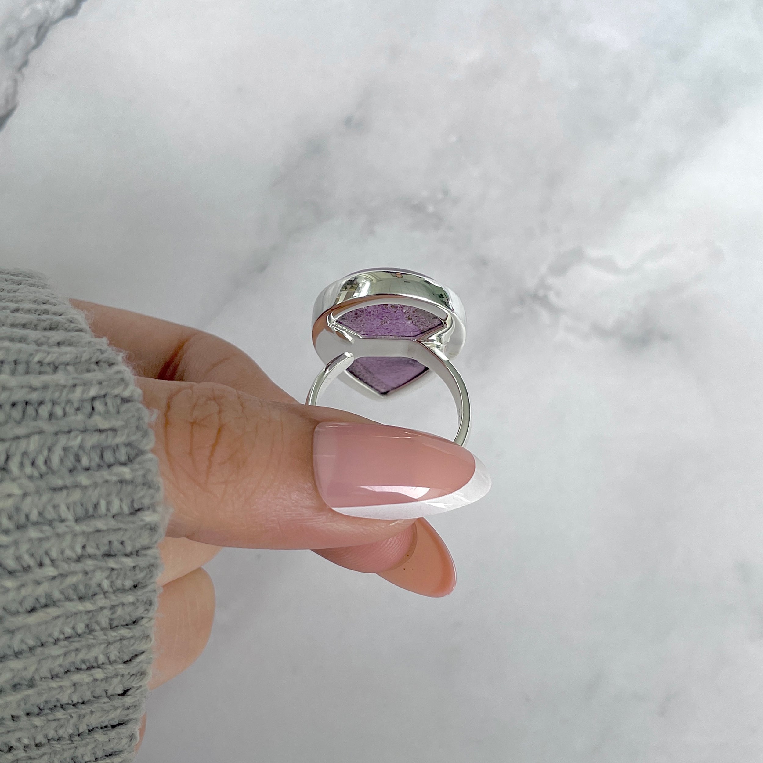 Purpurite Adjustable Ring-(PPT-R-50.)