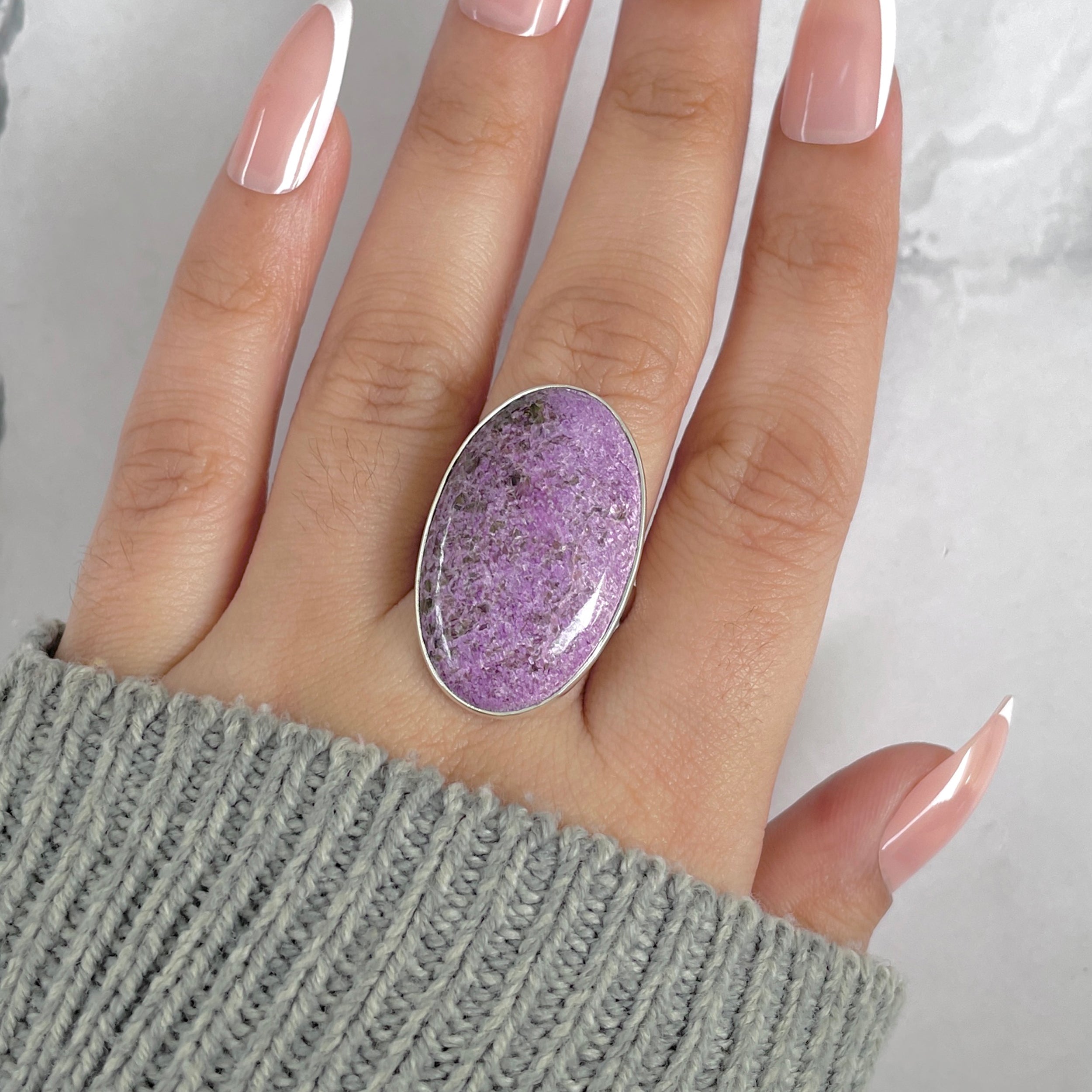 Purpurite Adjustable Ring-(PPT-R-51.)