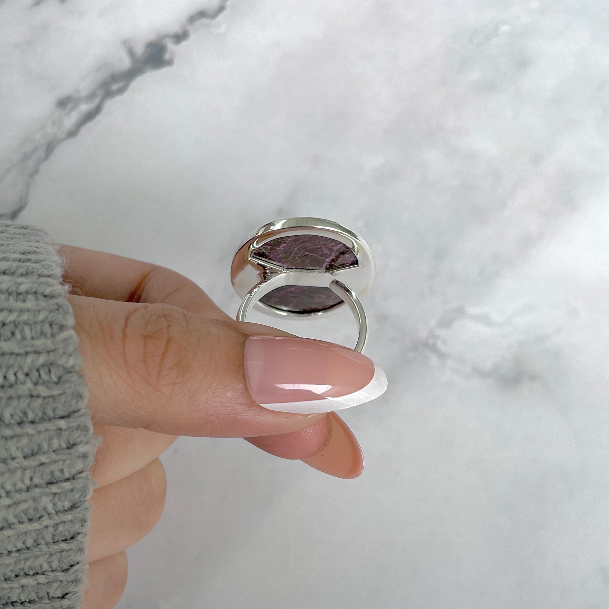 Purpurite Adjustable Ring-(PPT-R-52.)