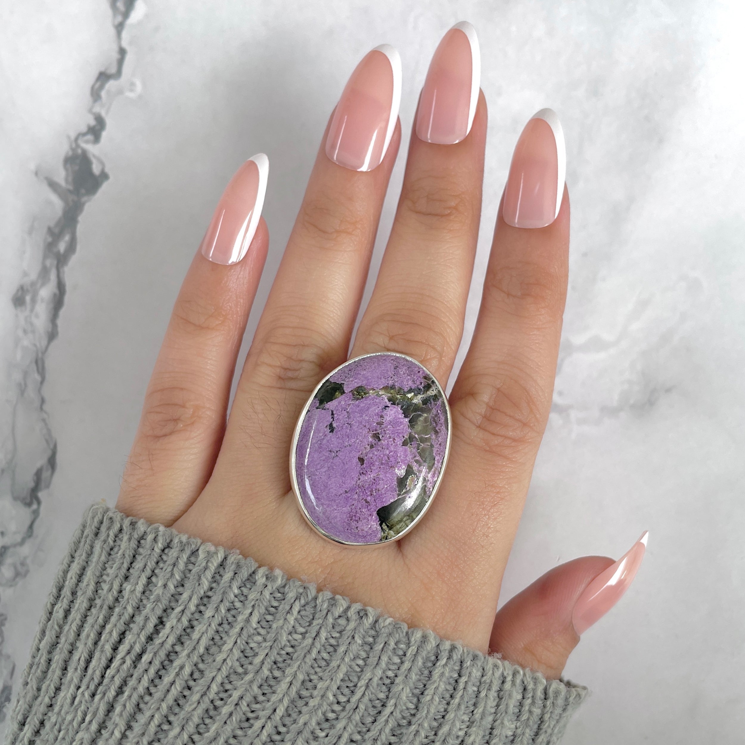 Purpurite Adjustable Ring-(PPT-R-53.)