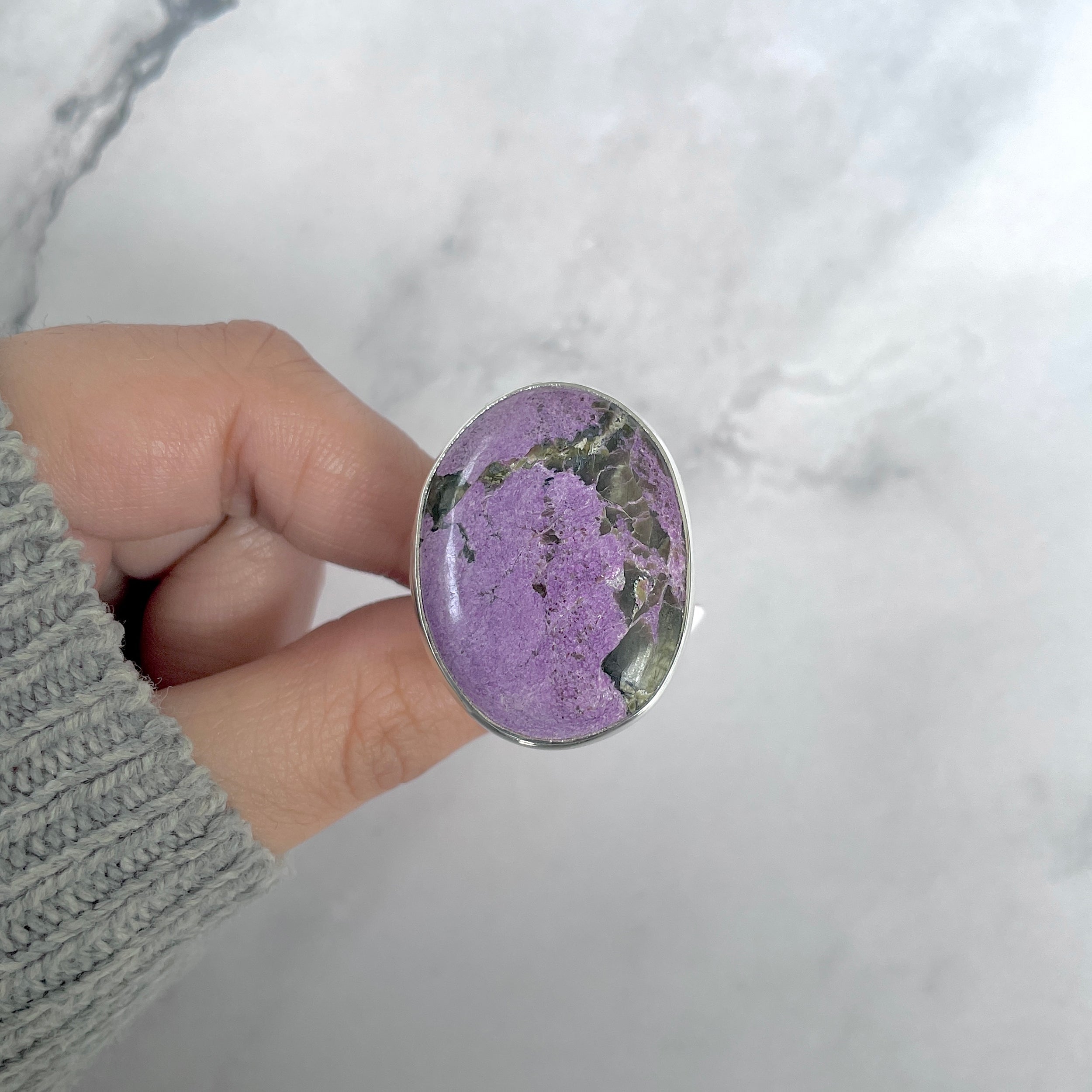 Purpurite Adjustable Ring-(PPT-R-53.)