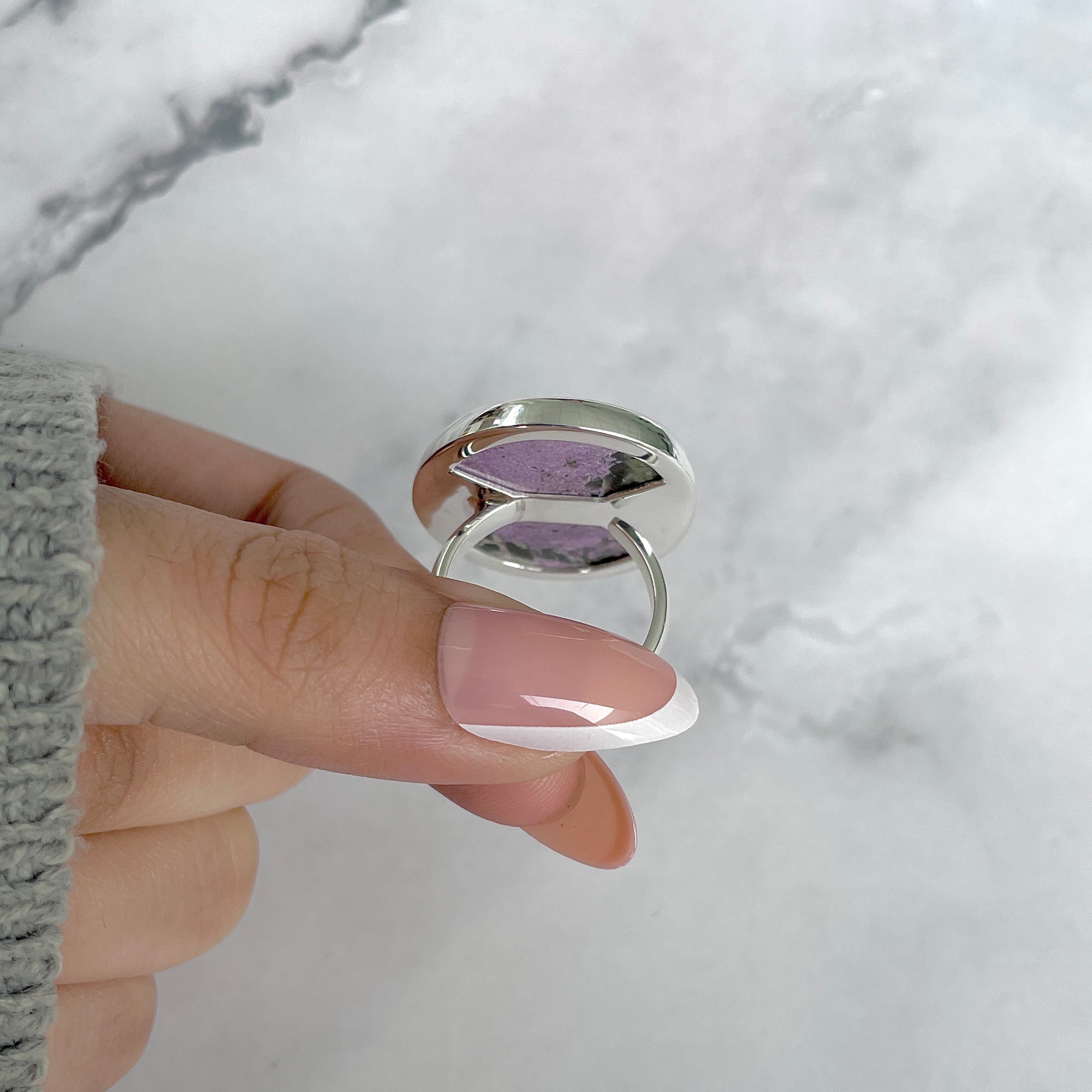Purpurite Adjustable Ring-(PPT-R-53.)