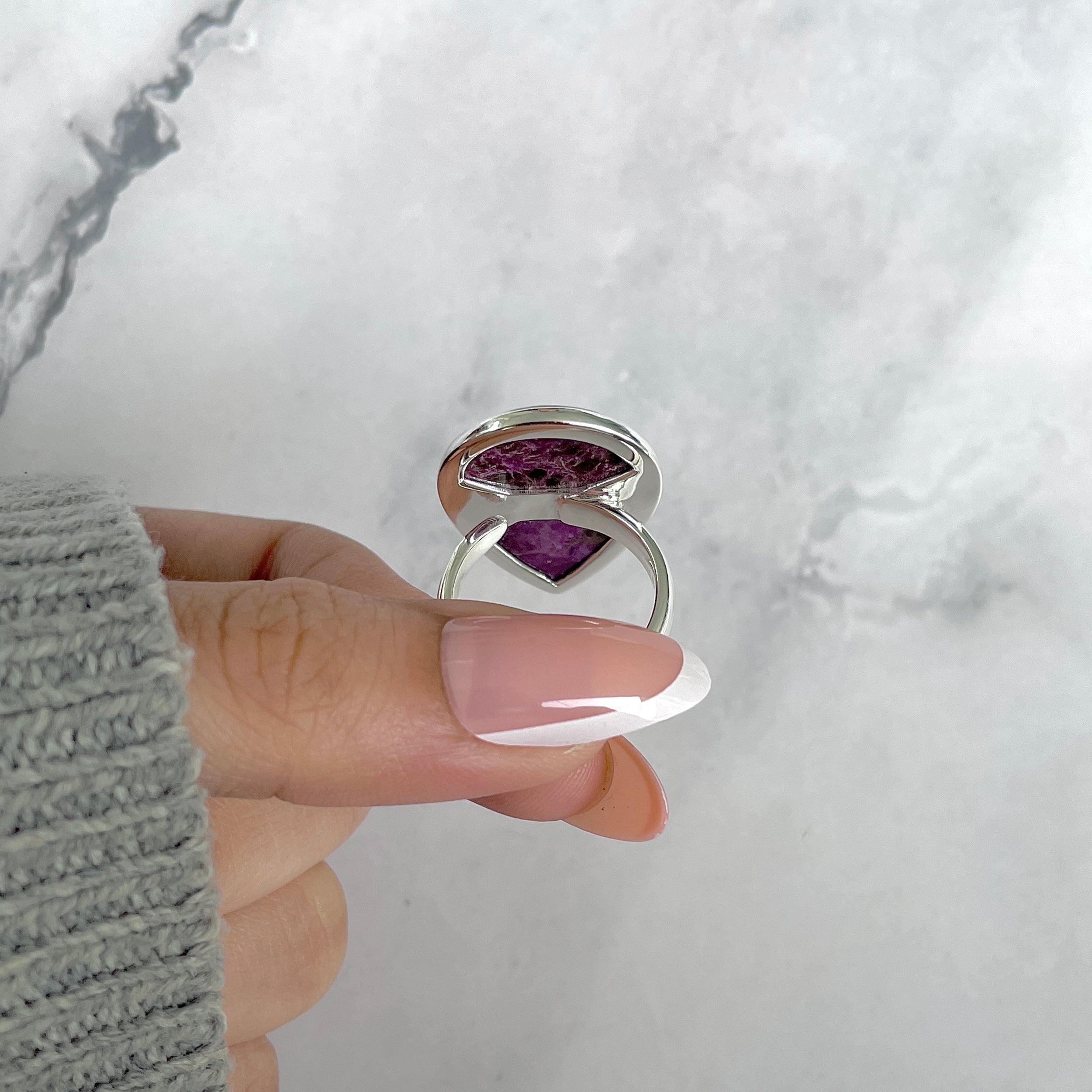 Purpurite Adjustable Ring-(PPT-R-54.)