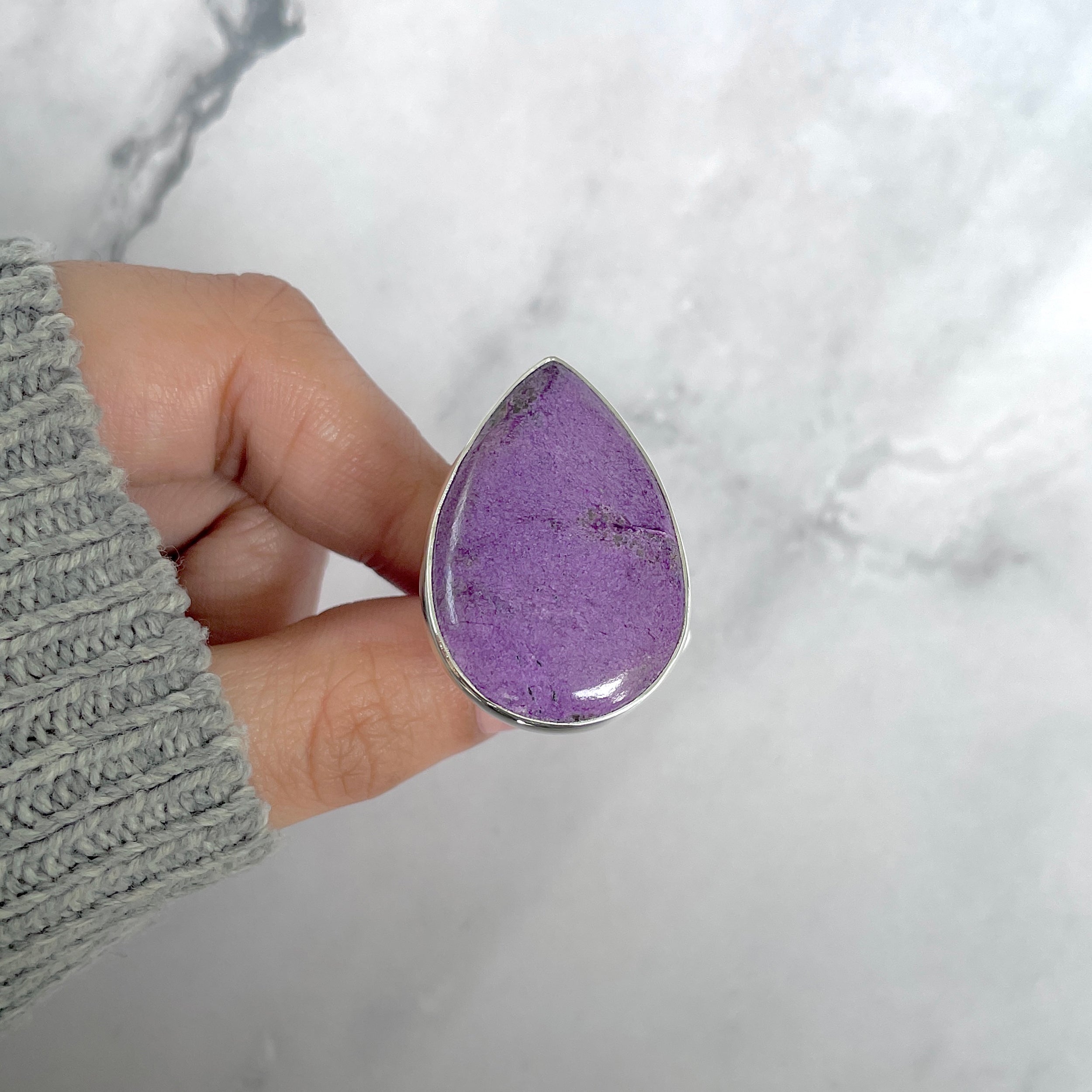 Purpurite Adjustable Ring-(PPT-R-56.)