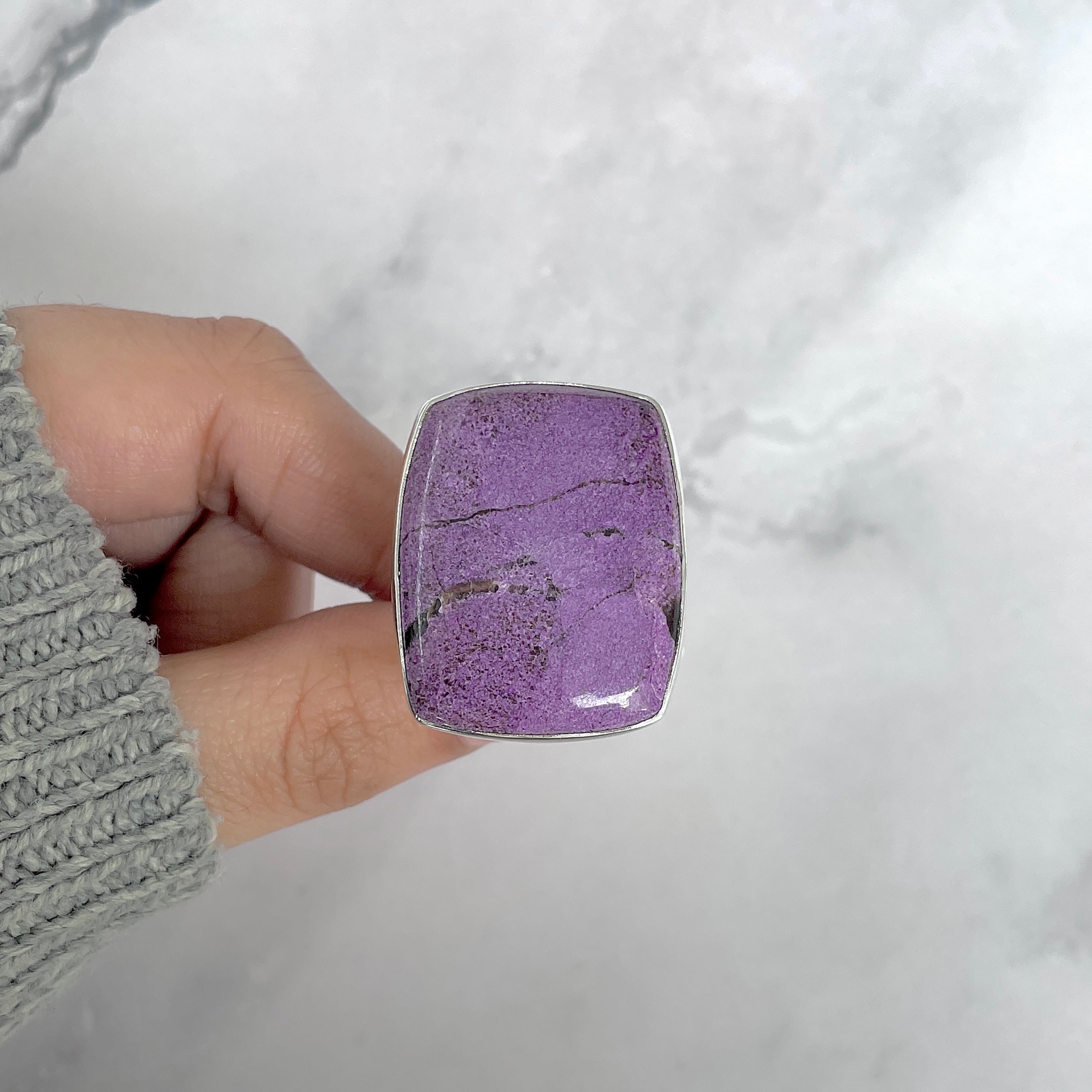 Purpurite Adjustable Ring-(PPT-R-57.)