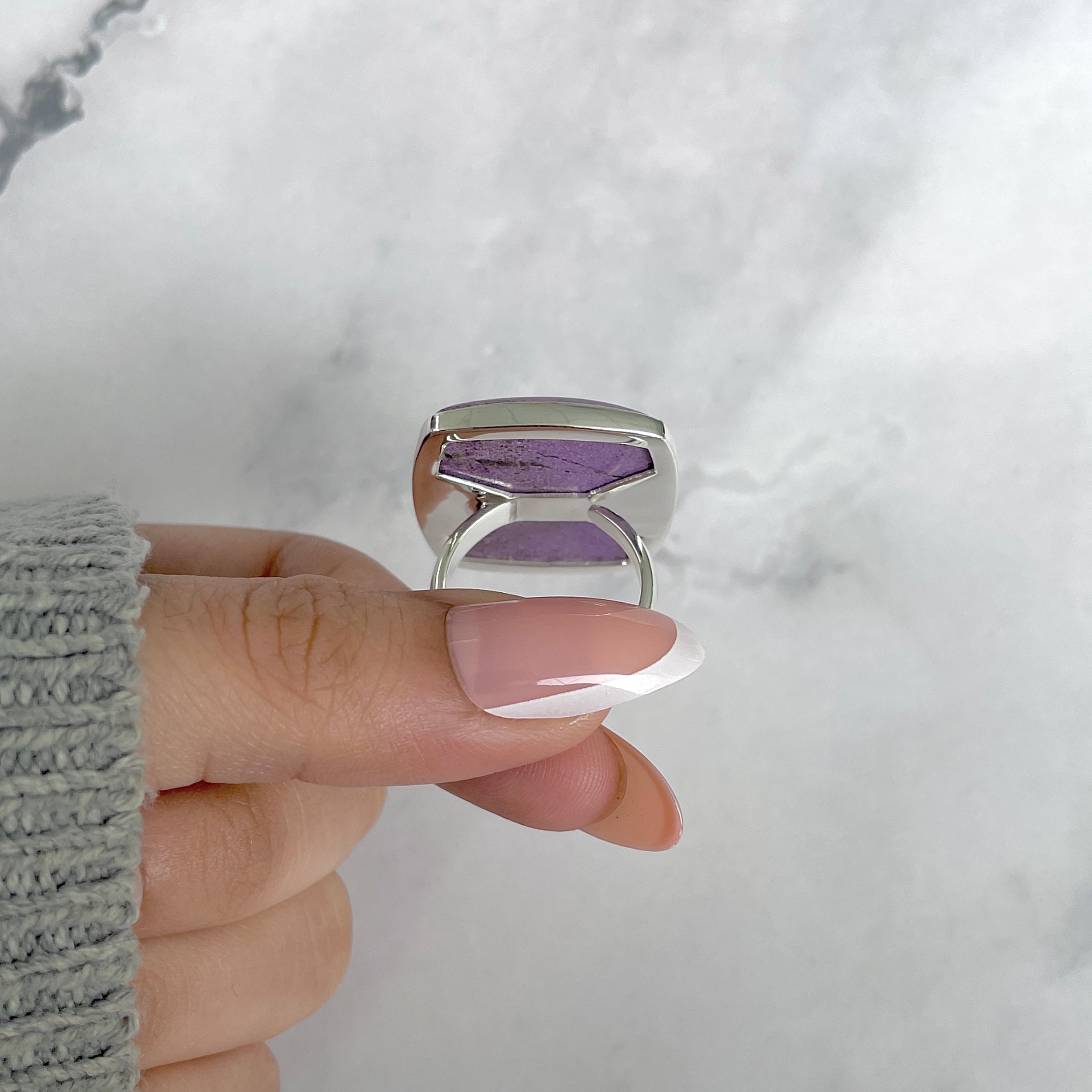 Purpurite Adjustable Ring-(PPT-R-57.)