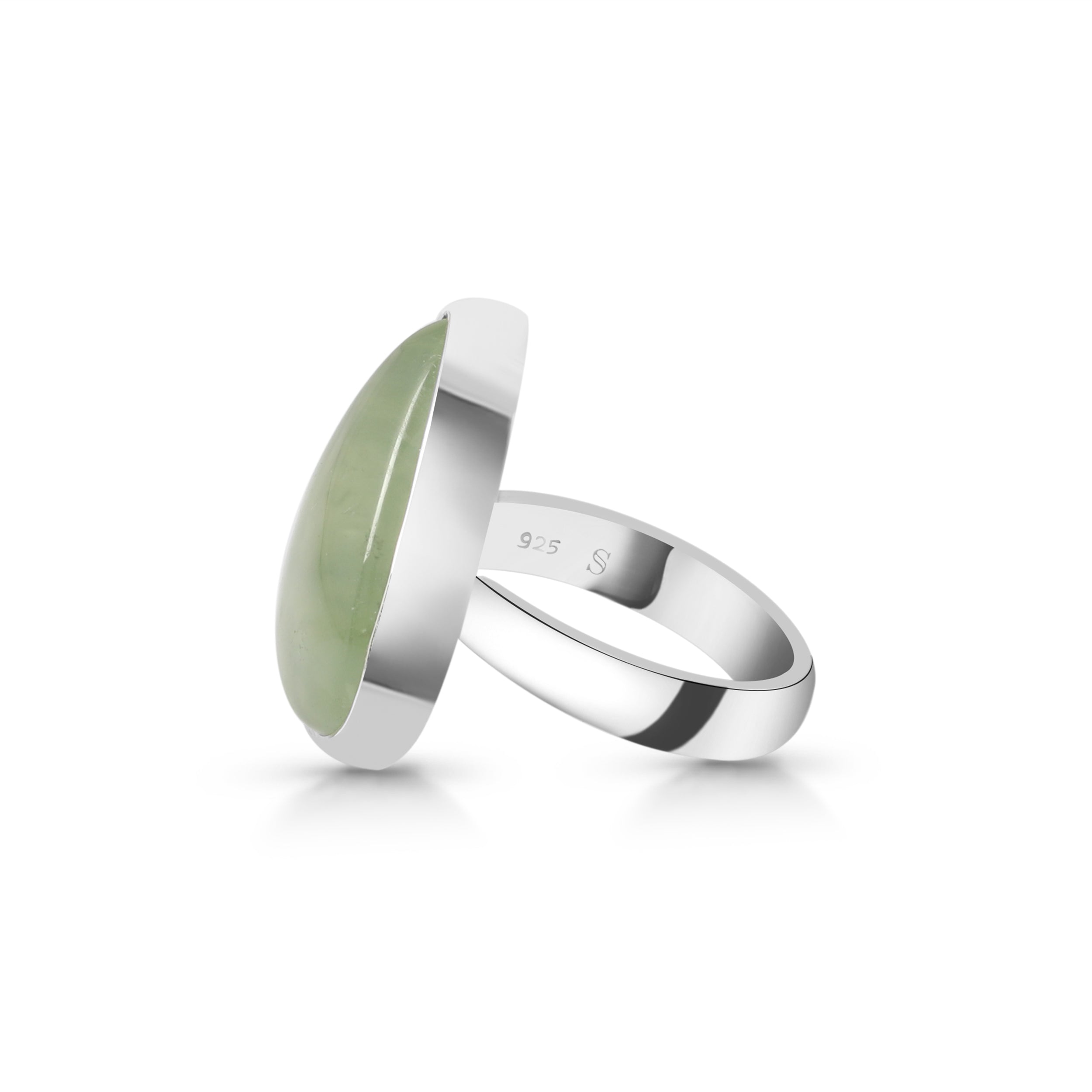 Prehnite Adjustable Ring-(PRN-R-7.)
