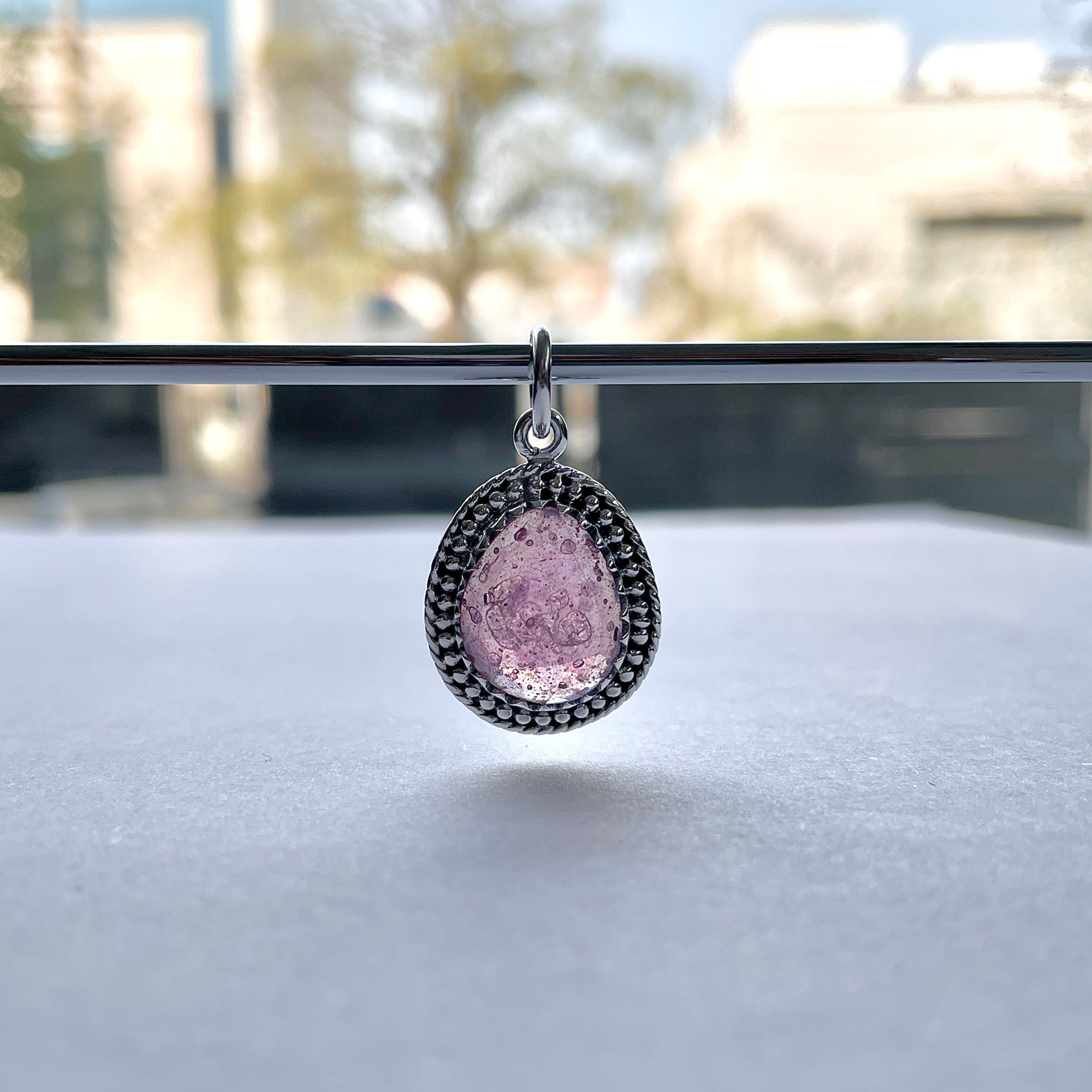 Pink Sapphire Pendant-(PSP-P-11.)