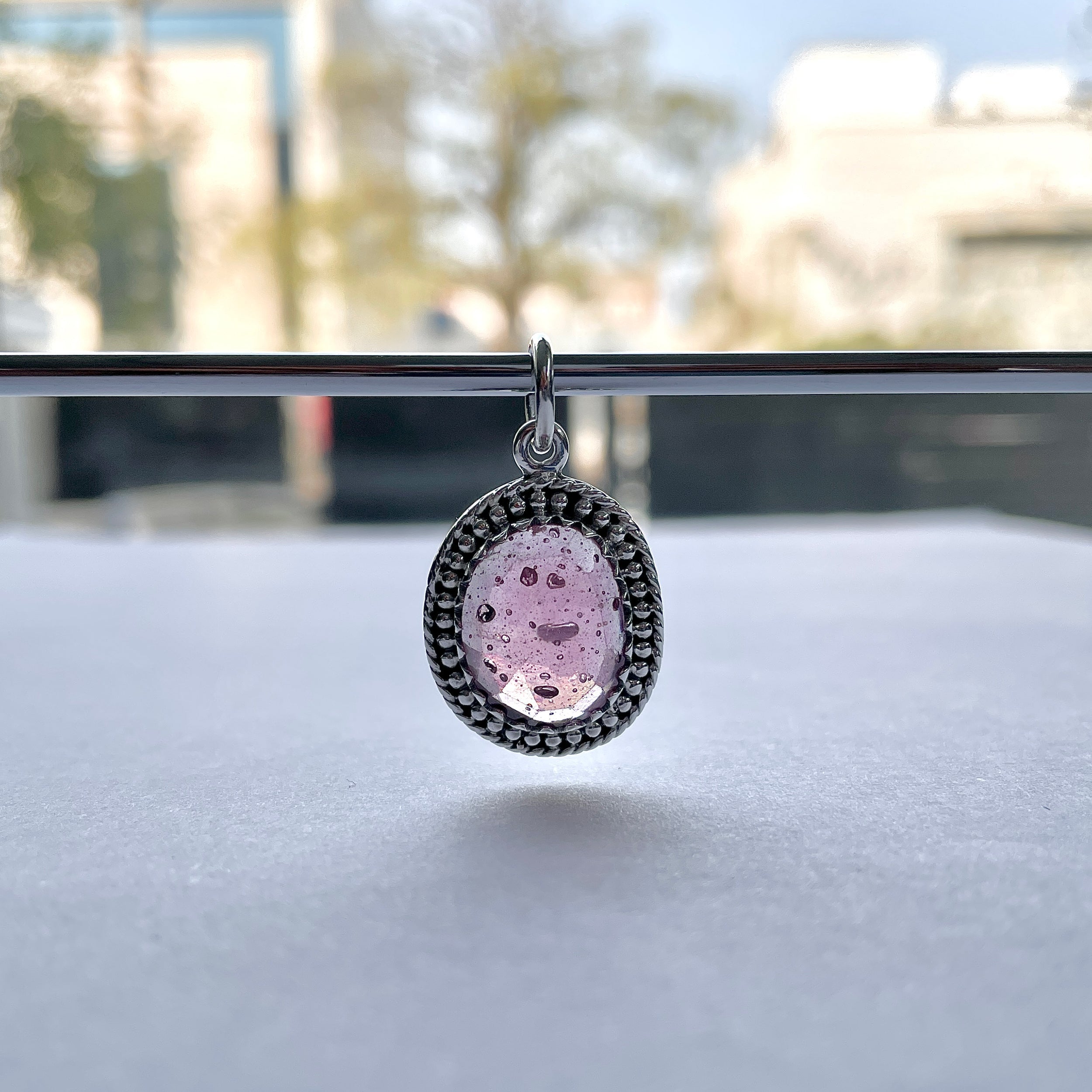 Pink Sapphire Pendant-(PSP-P-12.)
