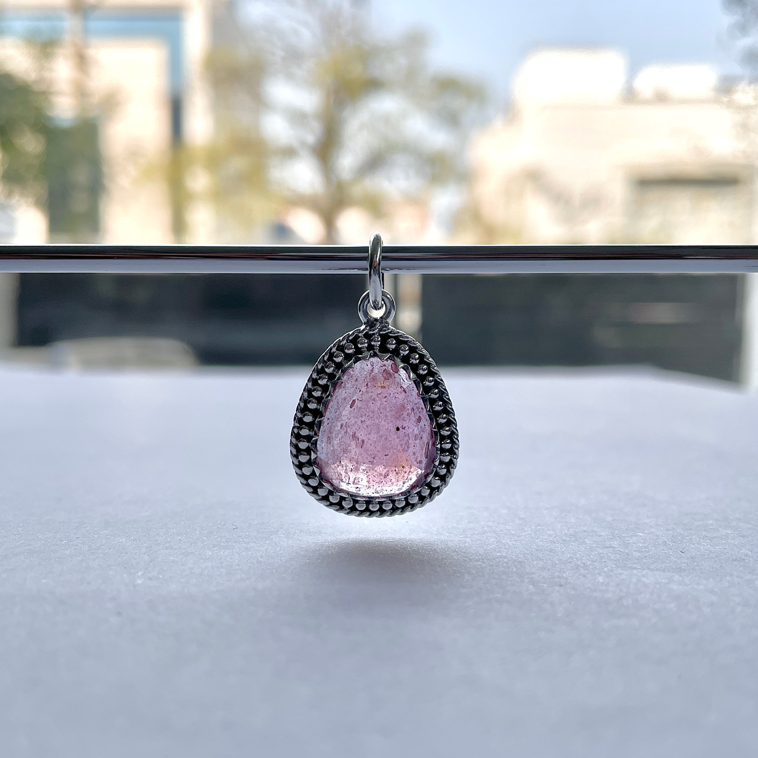 Pink Sapphire Pendant-(PSP-P-14.)