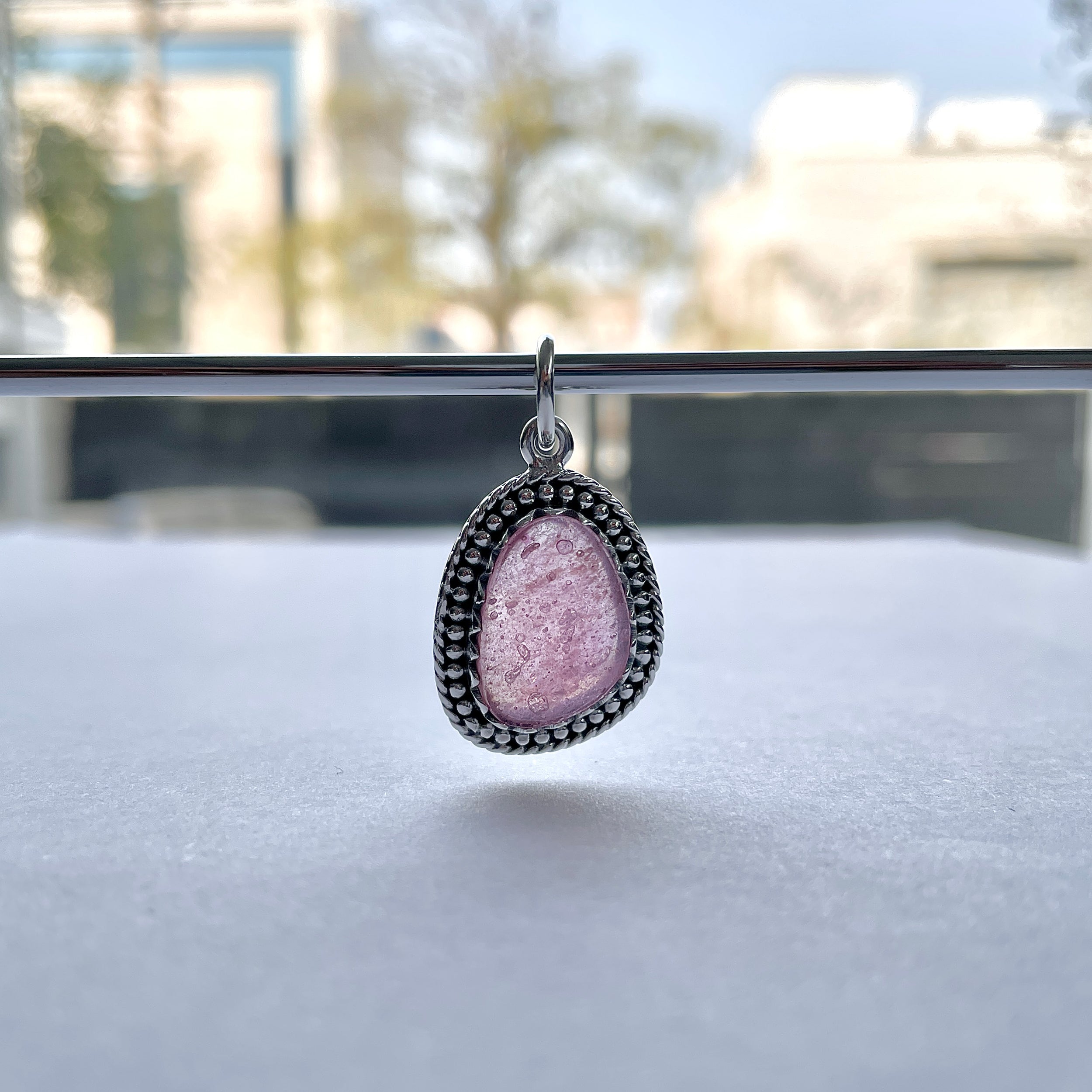 Pink Sapphire Pendant-(PSP-P-15.)