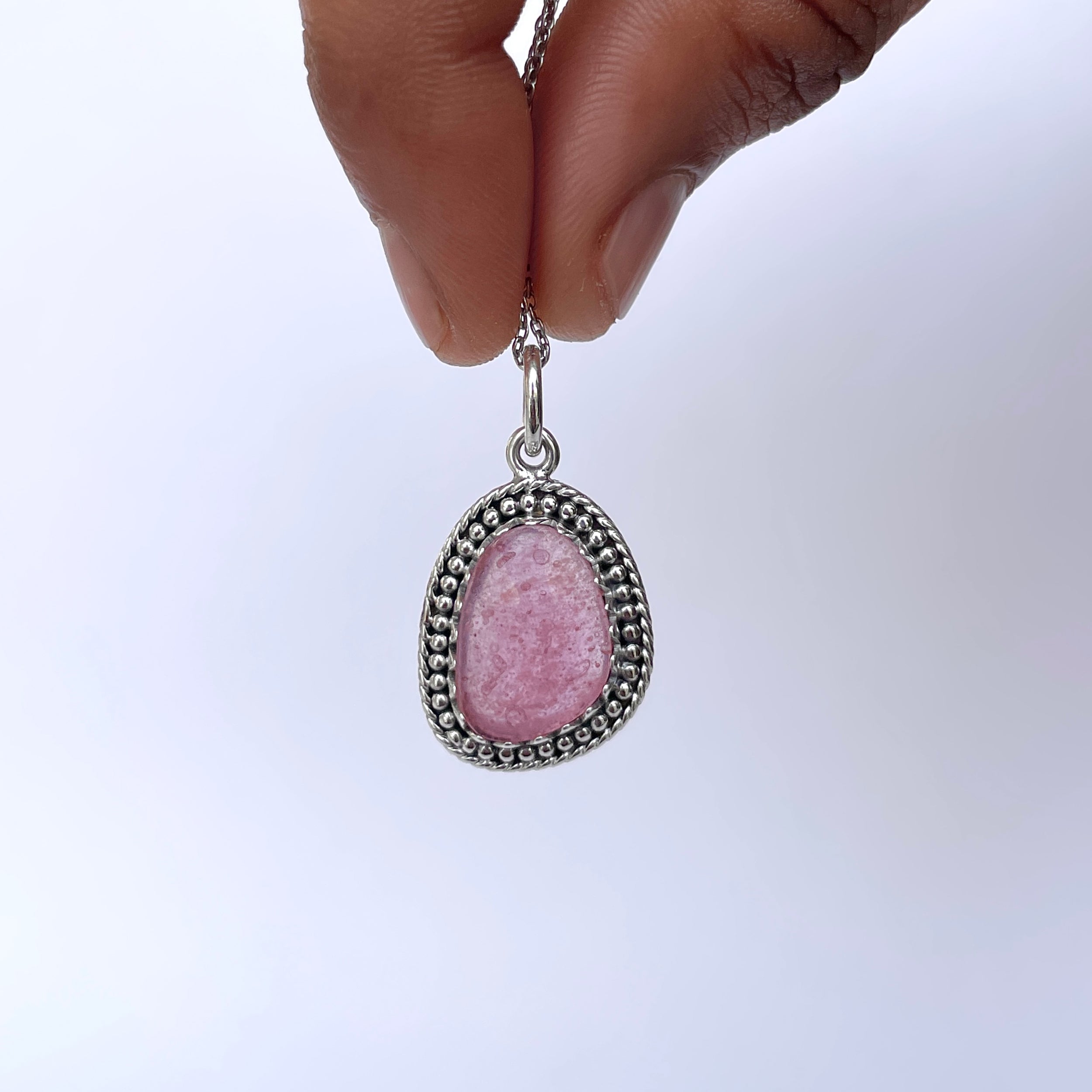 Pink Sapphire Pendant-(PSP-P-15.)