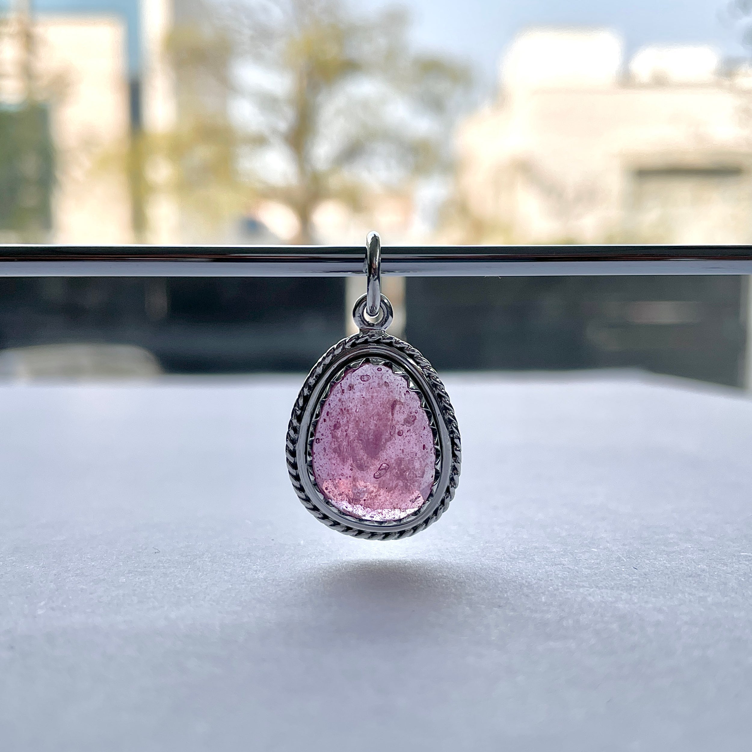 Pink Sapphire Pendant-(PSP-P-18.)