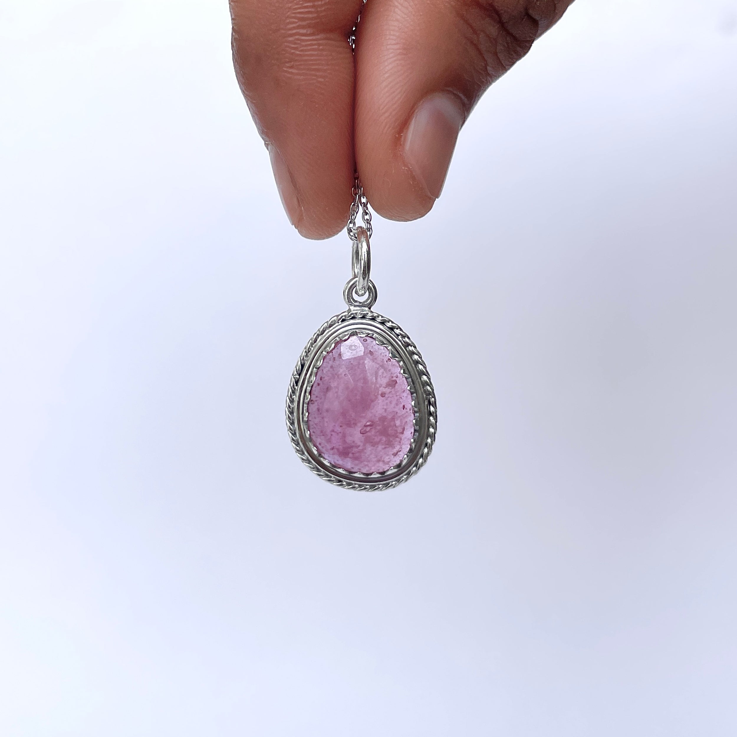 Pink Sapphire Pendant-(PSP-P-18.)