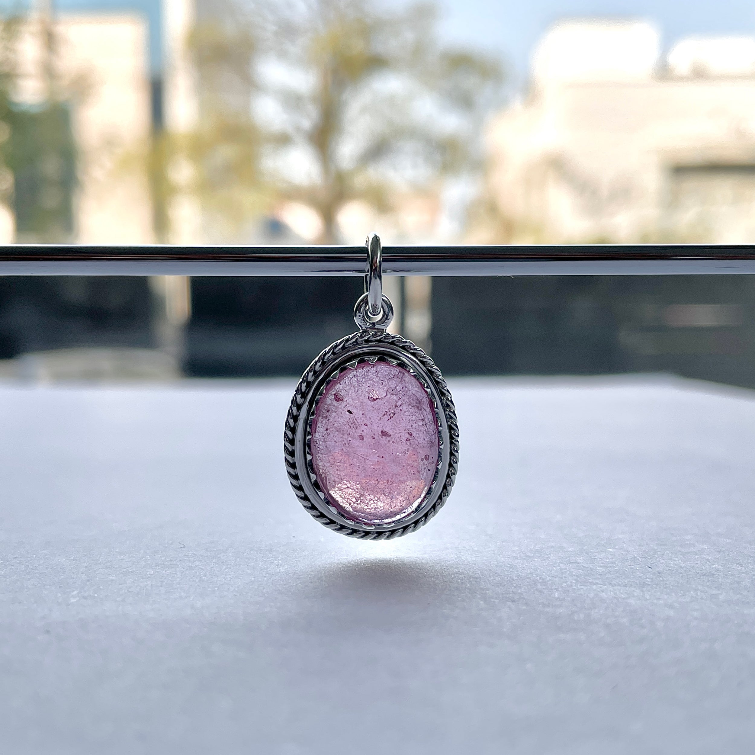 Pink Sapphire Pendant-(PSP-P-20.)