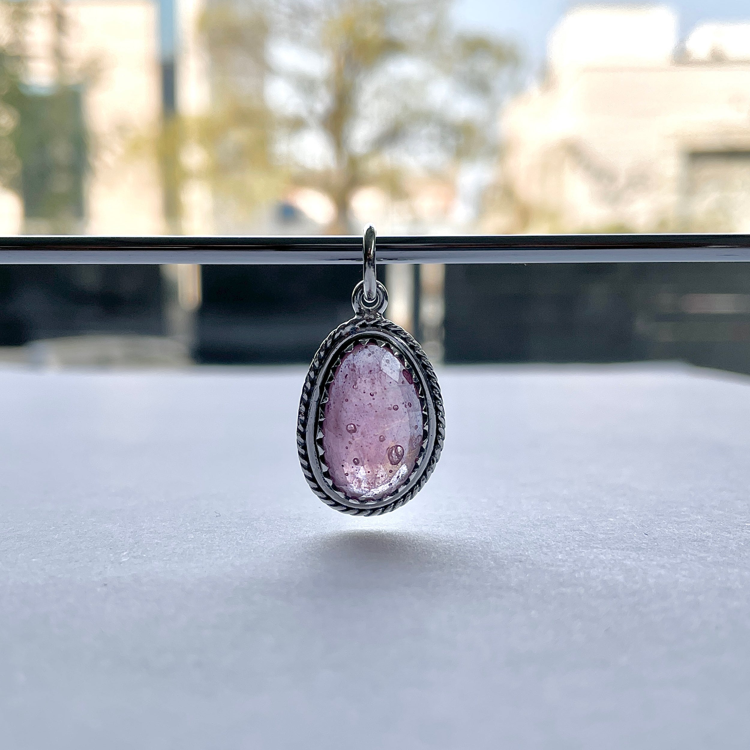 Pink Sapphire Pendant-(PSP-P-21.)