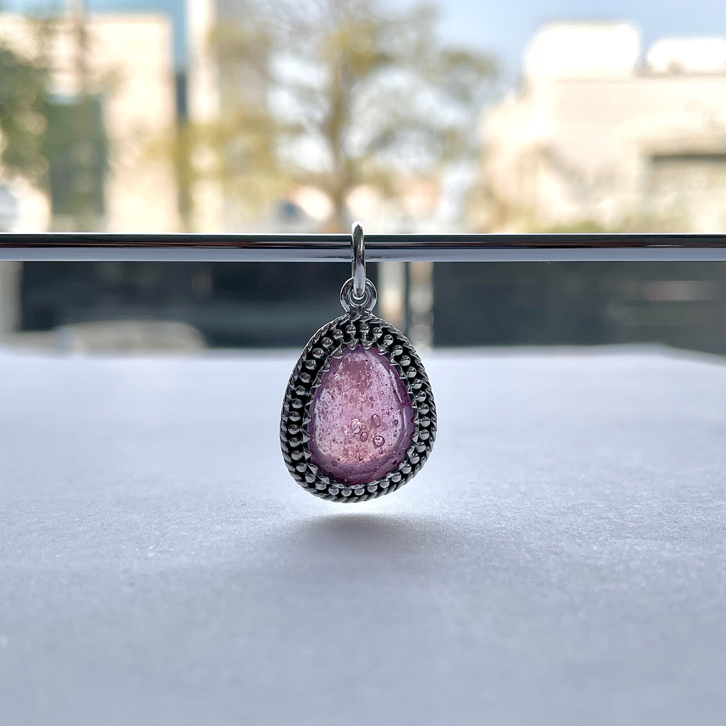Pink Sapphire Pendant-(PSP-P-23.)