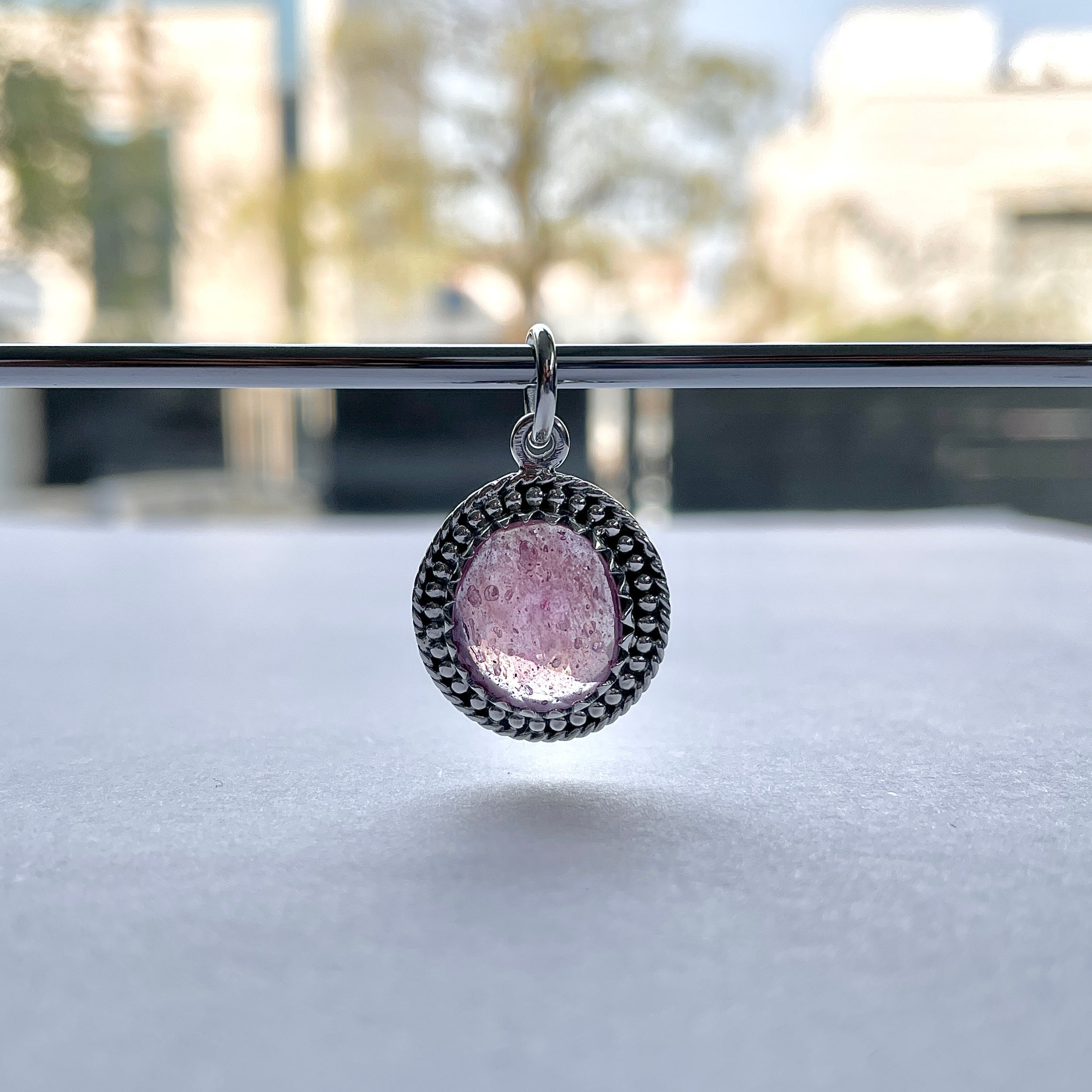 Pink Sapphire Pendant-(PSP-P-6.)