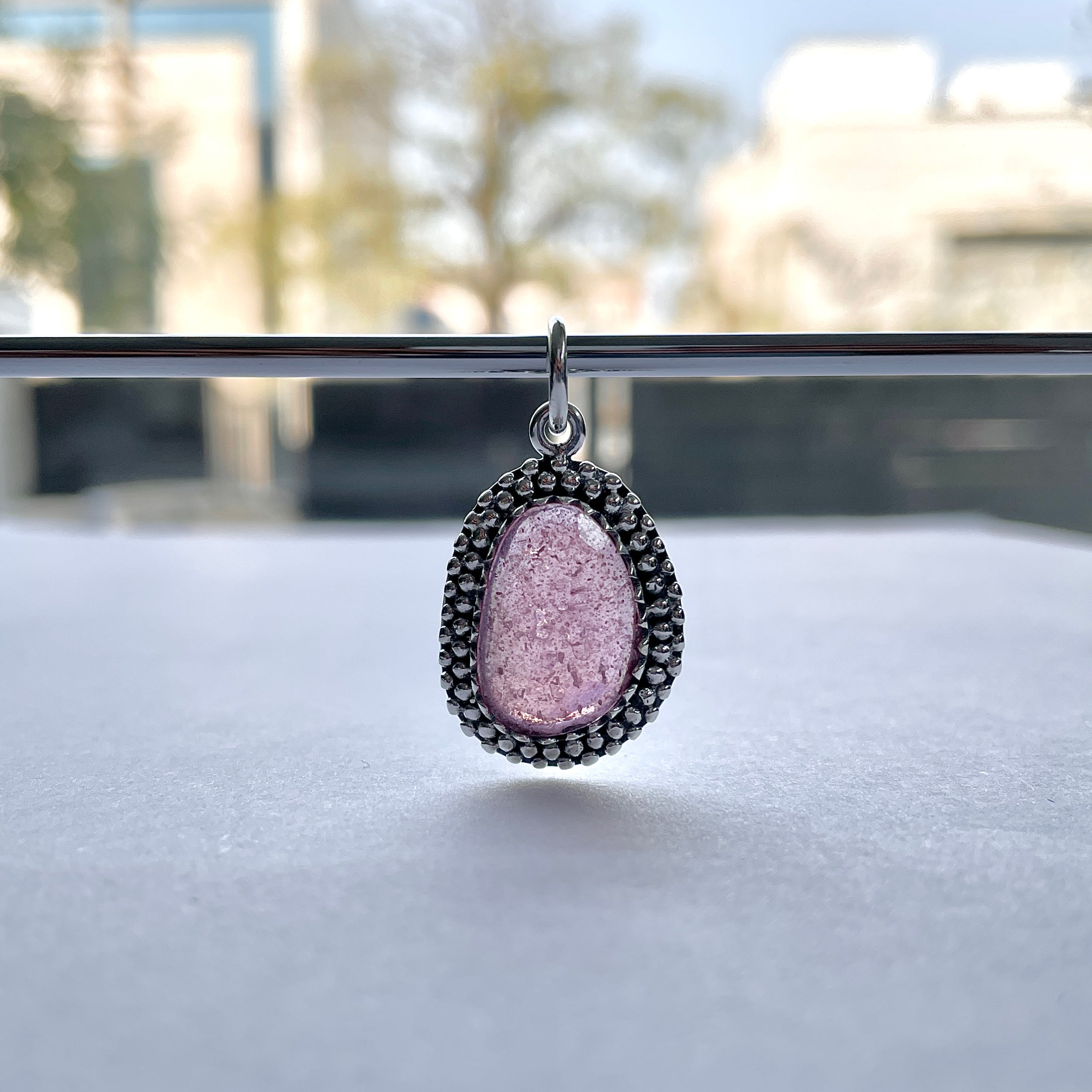 Pink Sapphire Pendant-(PSP-P-9.)